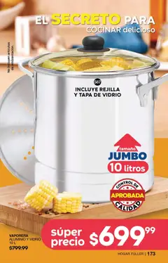 Nuevas ofertas de Fuller válidas en toda la República Mexicana desde el 23.07.2025. ¡Encuentra las mejores ofertas en Fuller campaña 8 2025! | Página: 175 | Productos: Vaporera, Rejilla