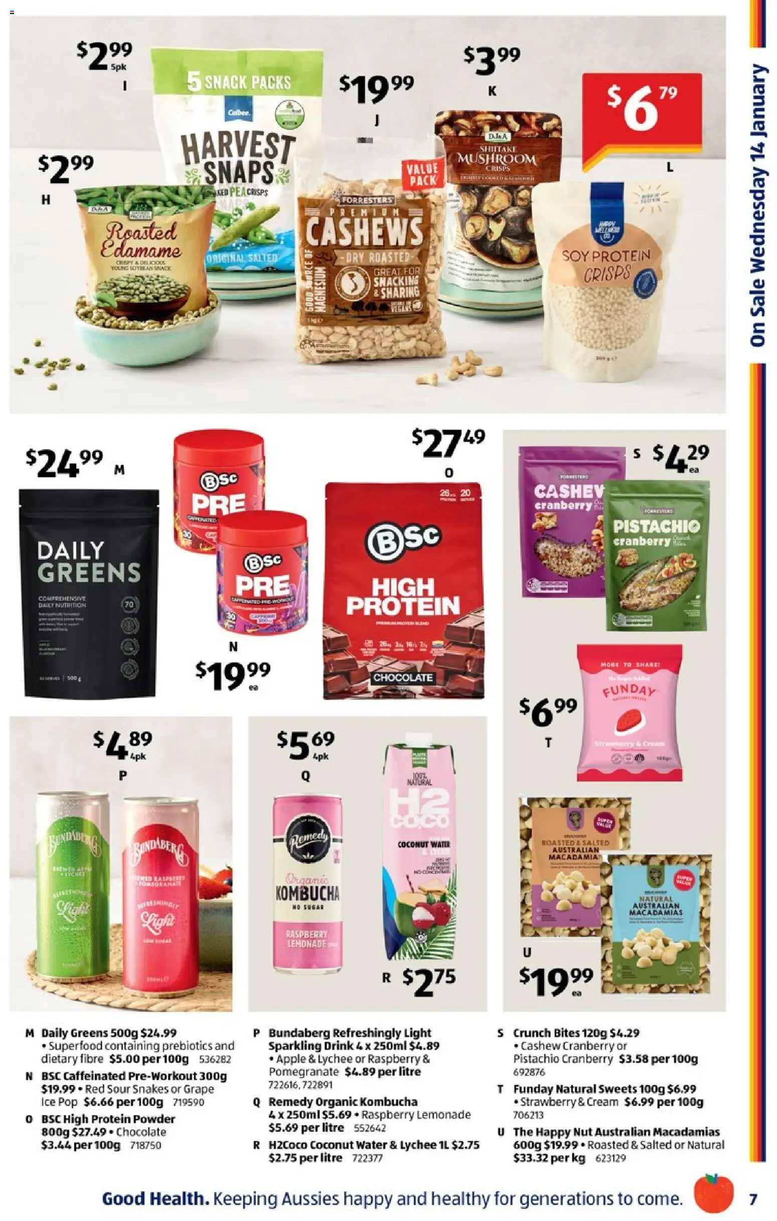 Aldi catalogue - valid from 14.01.2026 | Page: 7 | Products: Powder, Chocolate, Pomegranate, Cream