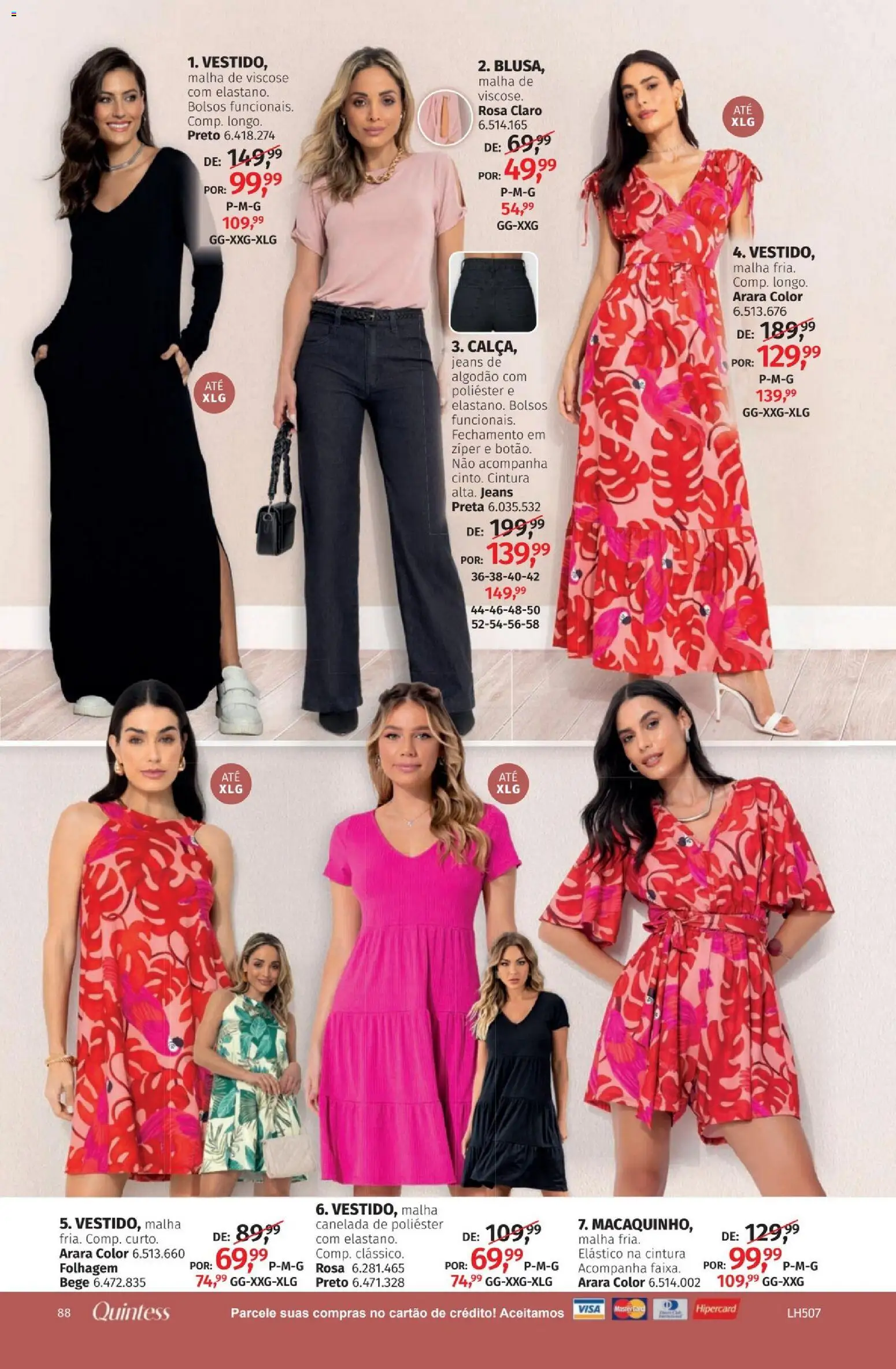 Quatro Estações Folheto - válido de 01.04.2026 | Página: 88 | Produtos: Algodão, Jeans