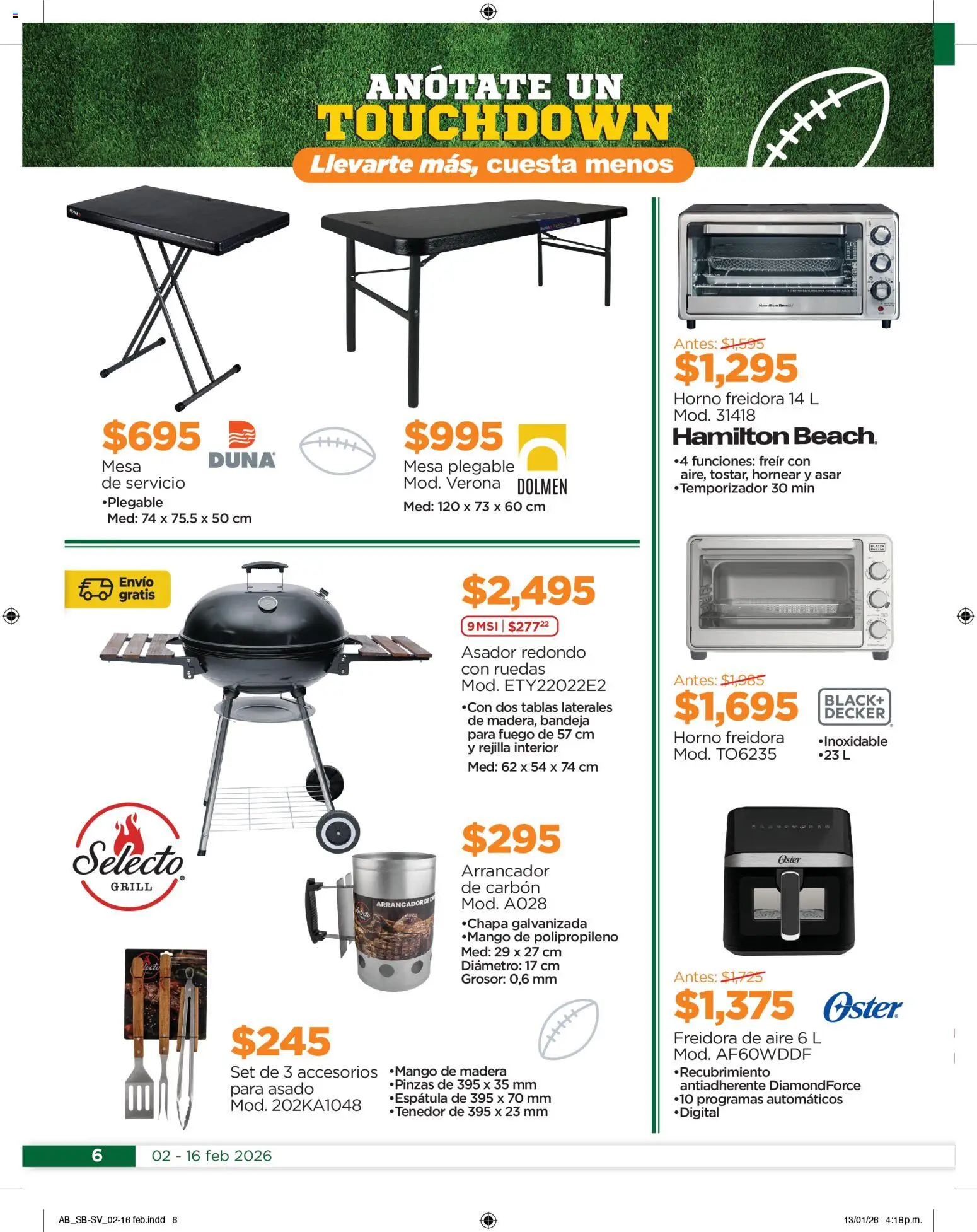 Nuevas ofertas de Chedraui válidas en toda la República Mexicana desde el 02.02.2026. ¡Encuentra las mejores ofertas en Chedraui folleto! | Página: 6