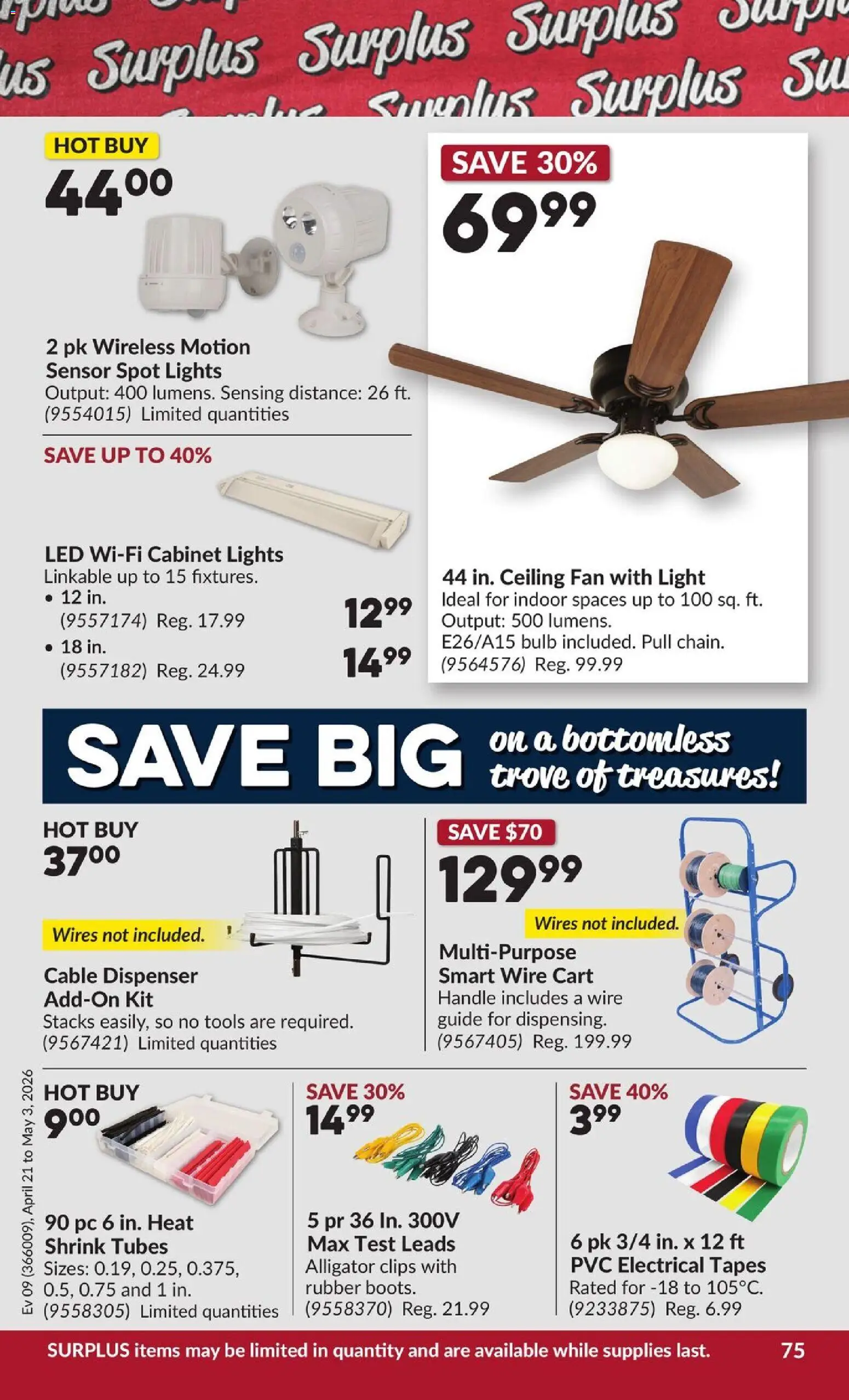 Princess Auto flyer valid from 21.04.2026 | Page: 80 | Products: PC, Cable, Fan, Cabinet