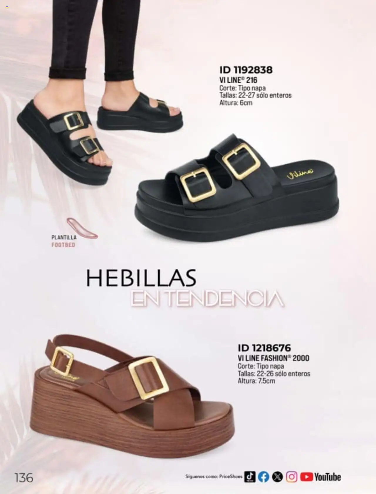 Nuevas ofertas de Price Shoes válidas en toda la República Mexicana desde el 27.01.2025. ¡Encuentra las mejores ofertas en Price Shoes catálogo Sandalias! | Página: 136 | Productos: Hebillas