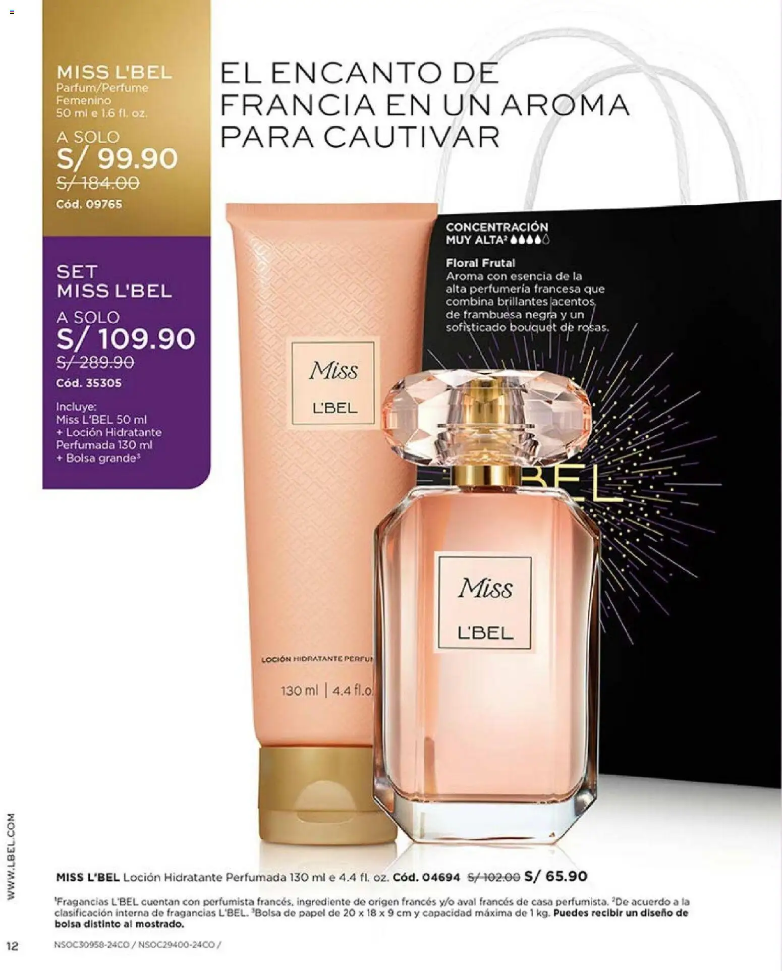 Catálogo L'Bel válido desde 17.01.2026 | Página: 12 | Productos: Bolsa