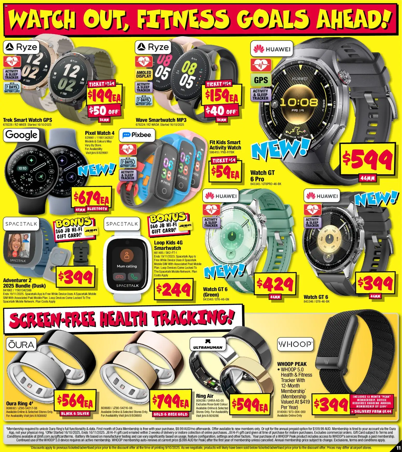 JB Hi-Fi catalogue - valid from 23.10.2025 | Page: 11 | Products: Watch, Mp3, Screen, Mobile