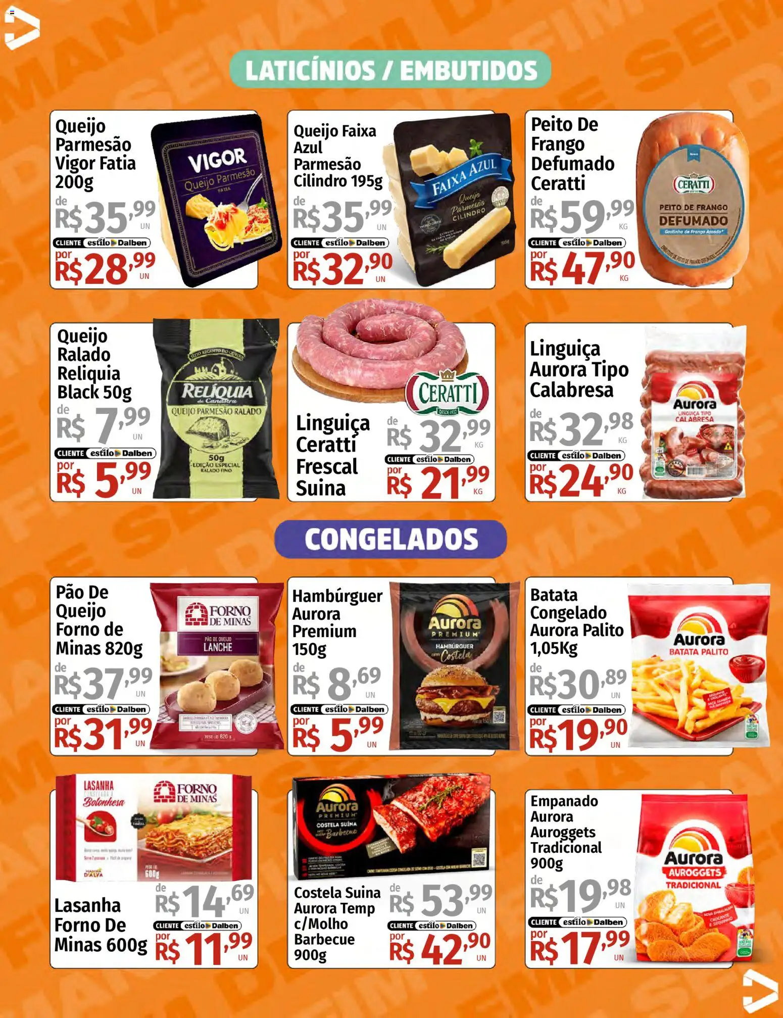 Supermercado Dalben Folheto - válido de 13.03.2026 | Página: 12 | Produtos: Forno, Queijo, Parmesão, Frango