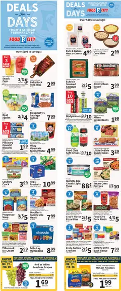 Preview of Food City weekly ads valid from 27.02.2026