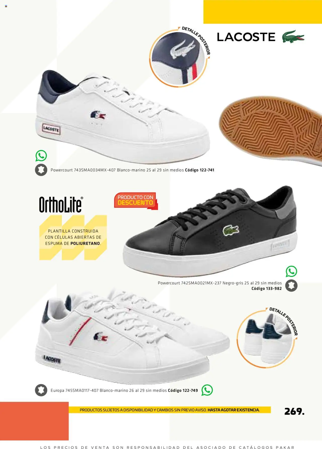 Nuevas ofertas de SC Pakar válidas en toda la República Mexicana desde el 29.08.2025. ¡Encuentra las mejores ofertas en SC Pakar - Catálogo Otoño Men Tomo 1! | Página: 269 | Productos: Espuma