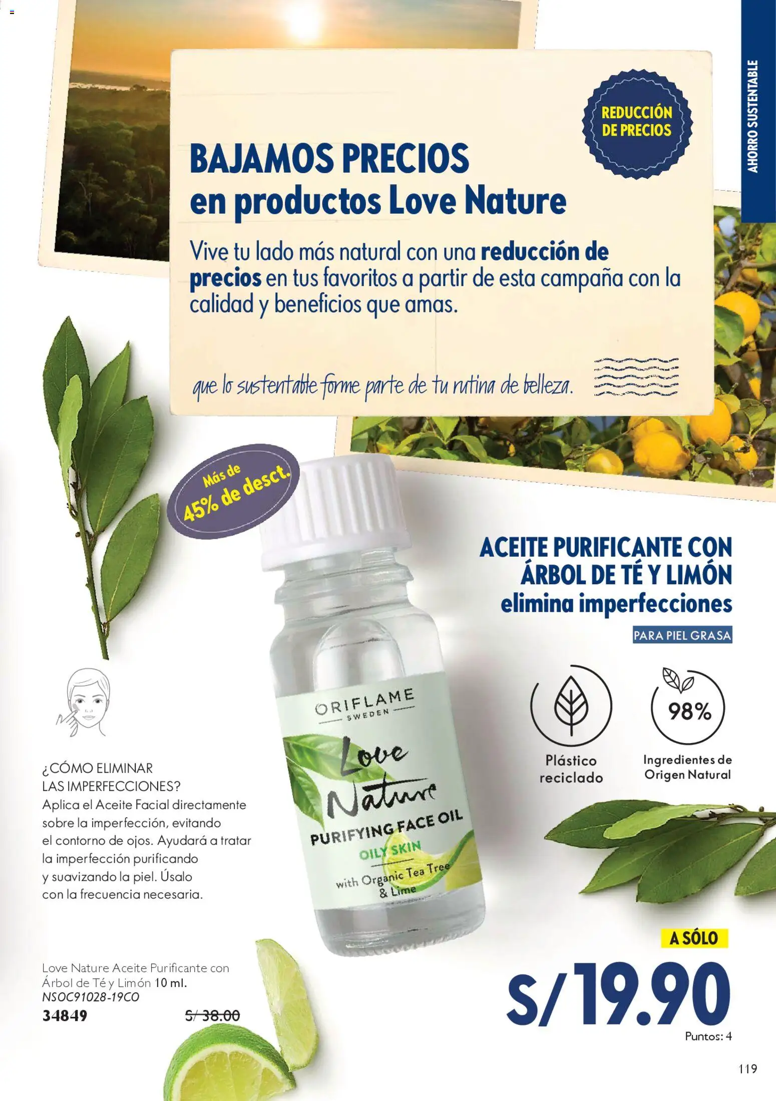 Catálogo Oriflame válido desde 14.02.2026 | Página: 119 | Productos: Aceite, Té