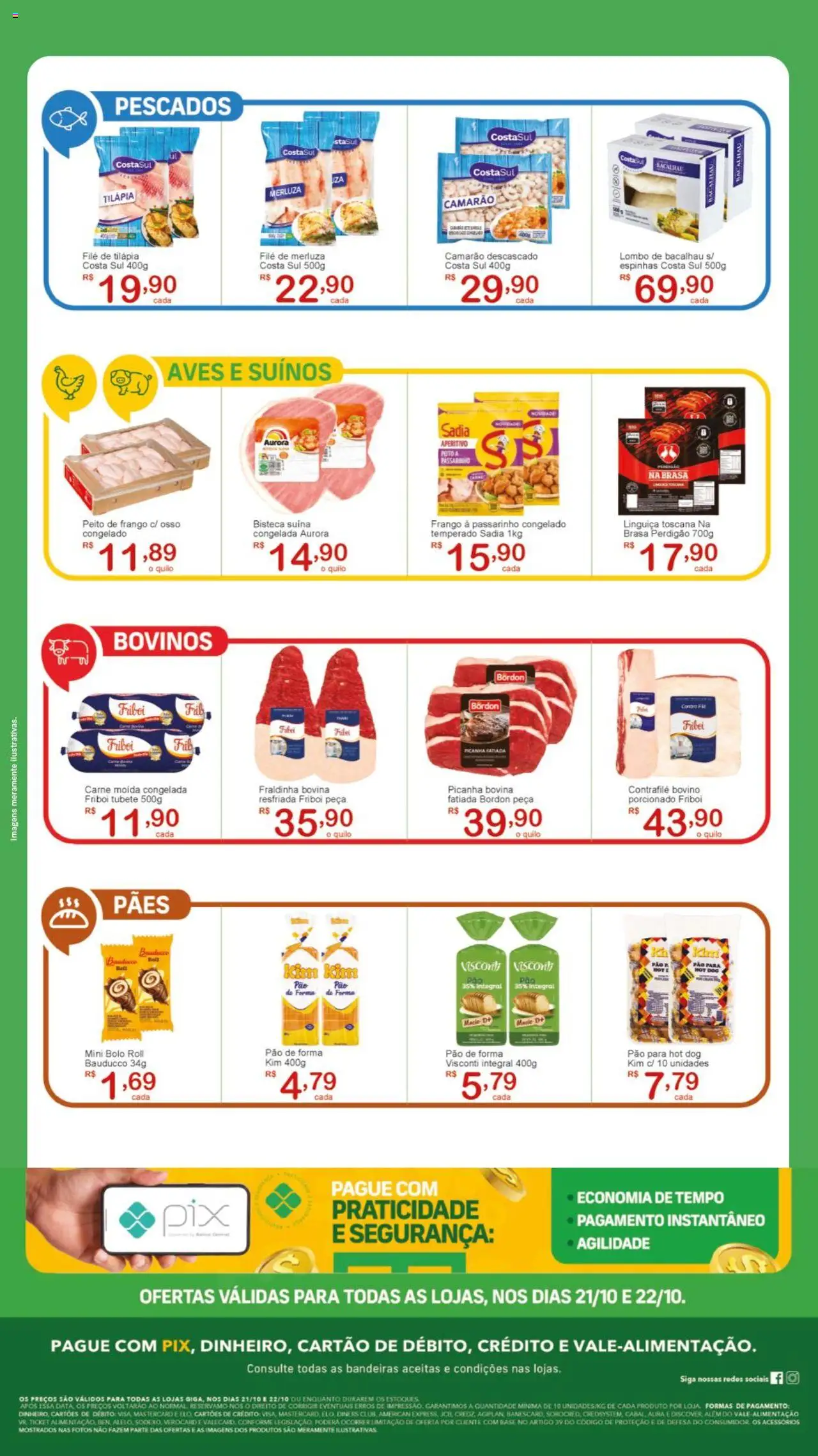 GIGA Atacado Folheto - válido de 21.10.2025 | Página: 2 | Produtos: Pao de forma kim, Camarão, Carne moída, Peito de frango