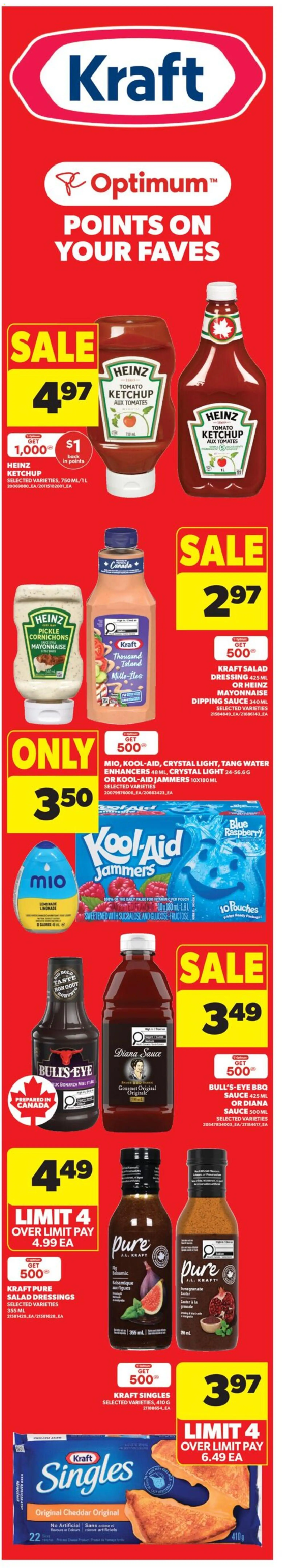 Real Canadian Superstore flyer valid from 16.04.2026 | Page: 3 | Products: Ketchup, Salad, PC