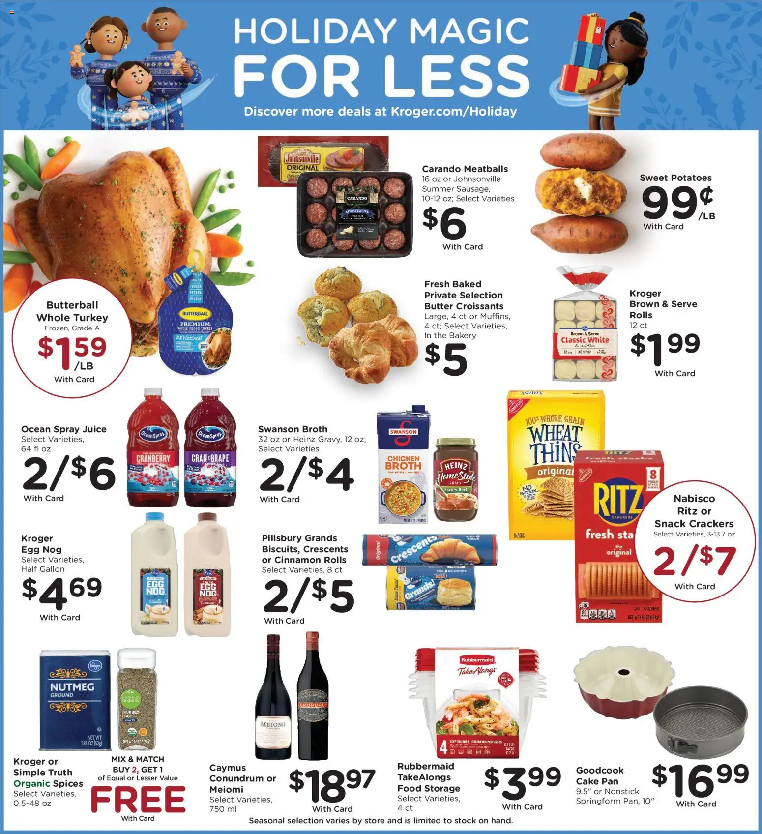 Kroger Weekly Ad - valid from 10.12.2025 | Page: 6 | Products: Bakery, Pan, Potatoes, Croissants