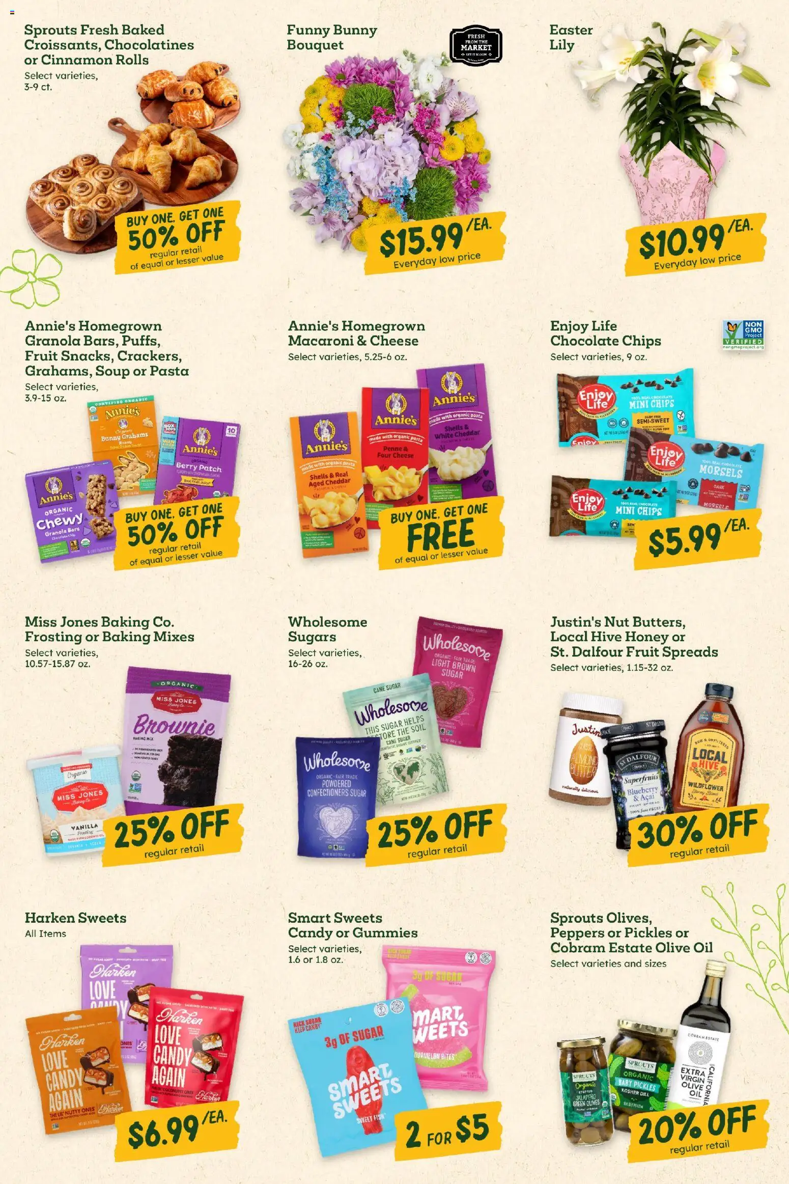 Sprouts Weekly Ad - valid from 01.04.2026 | Page: 7 | Products: Oil, Pasta, Sugar, Dill