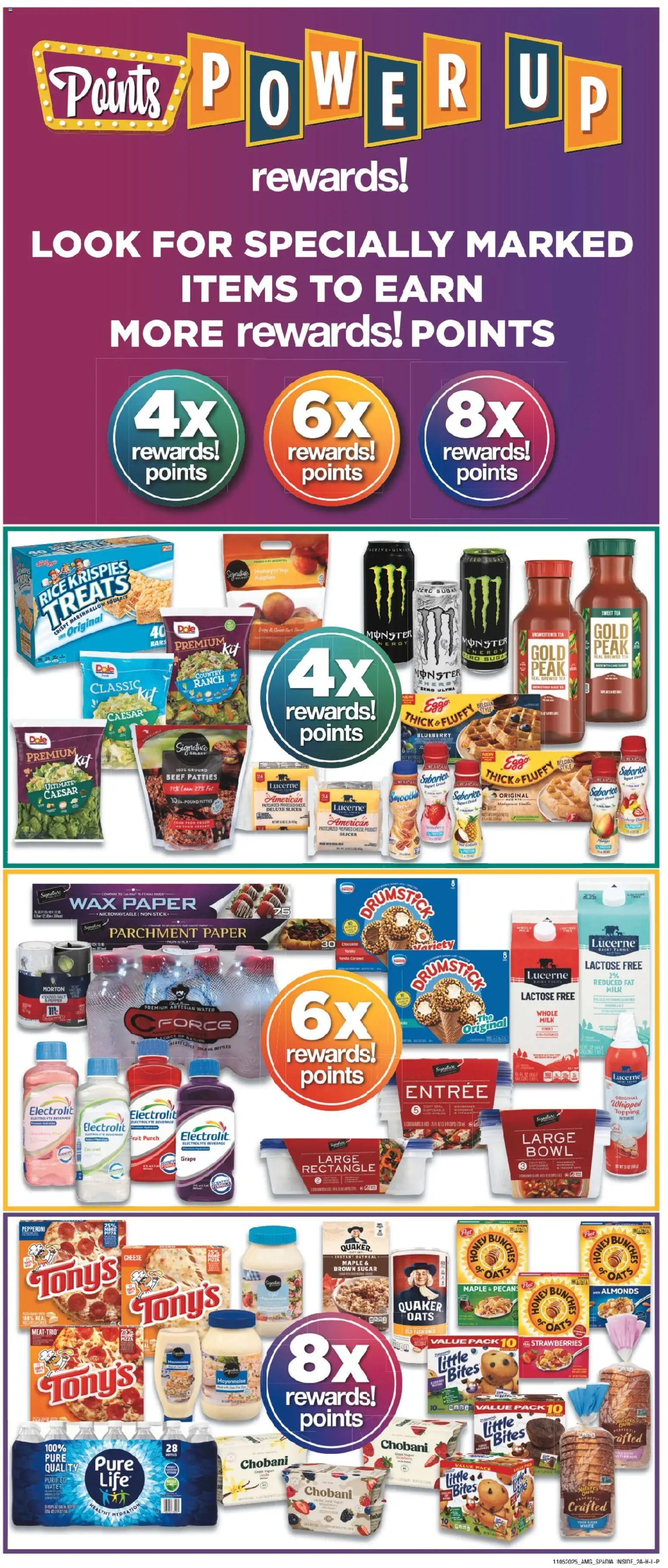United Supermarkets Ad - valid from 04.11.2025 | Page: 2 | Products: Milk, Yogurt, Mayonnaise, Pepper