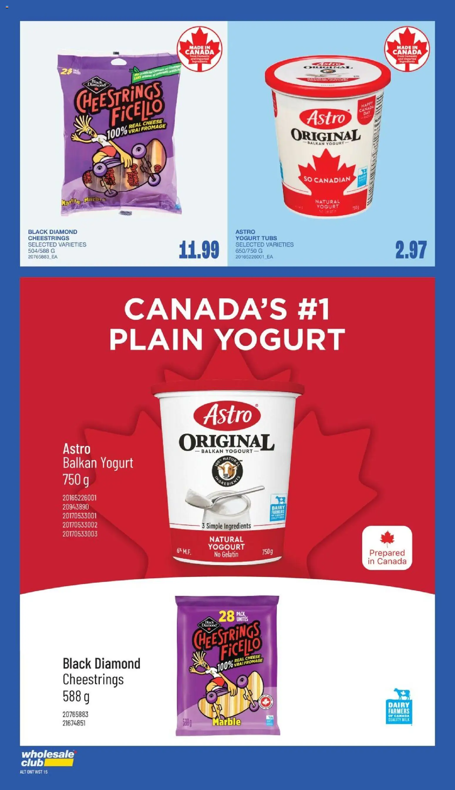 Wholesale Club flyer valid from 19.02.2026 | Page: 18 | Products: Milk, Cheese, Yogurt