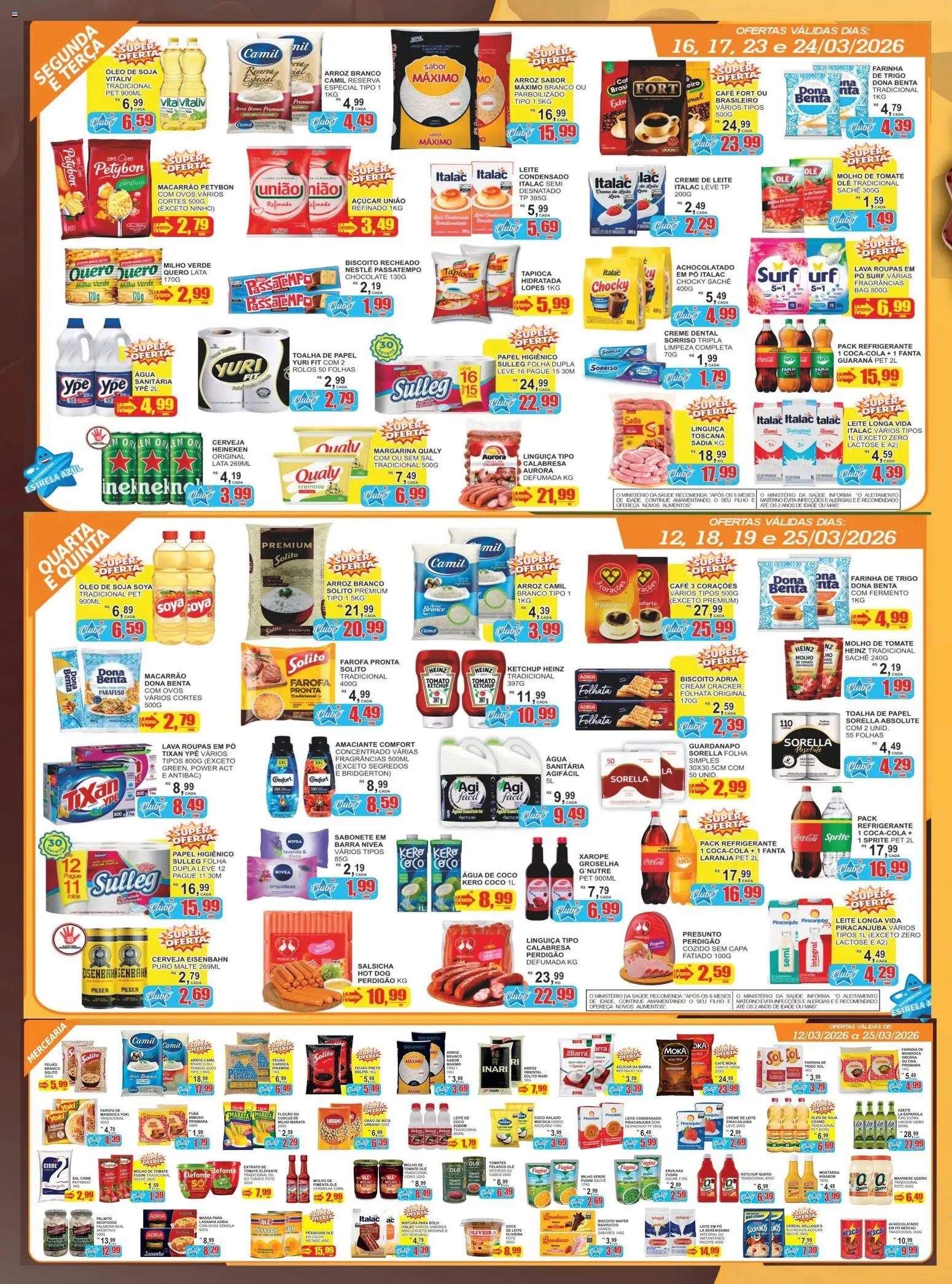 Estrela Azul Folheto - válido de 12.03.2026 | Página: 2 | Produtos: Pimenta, Água de coco, Tapioca, Margarina