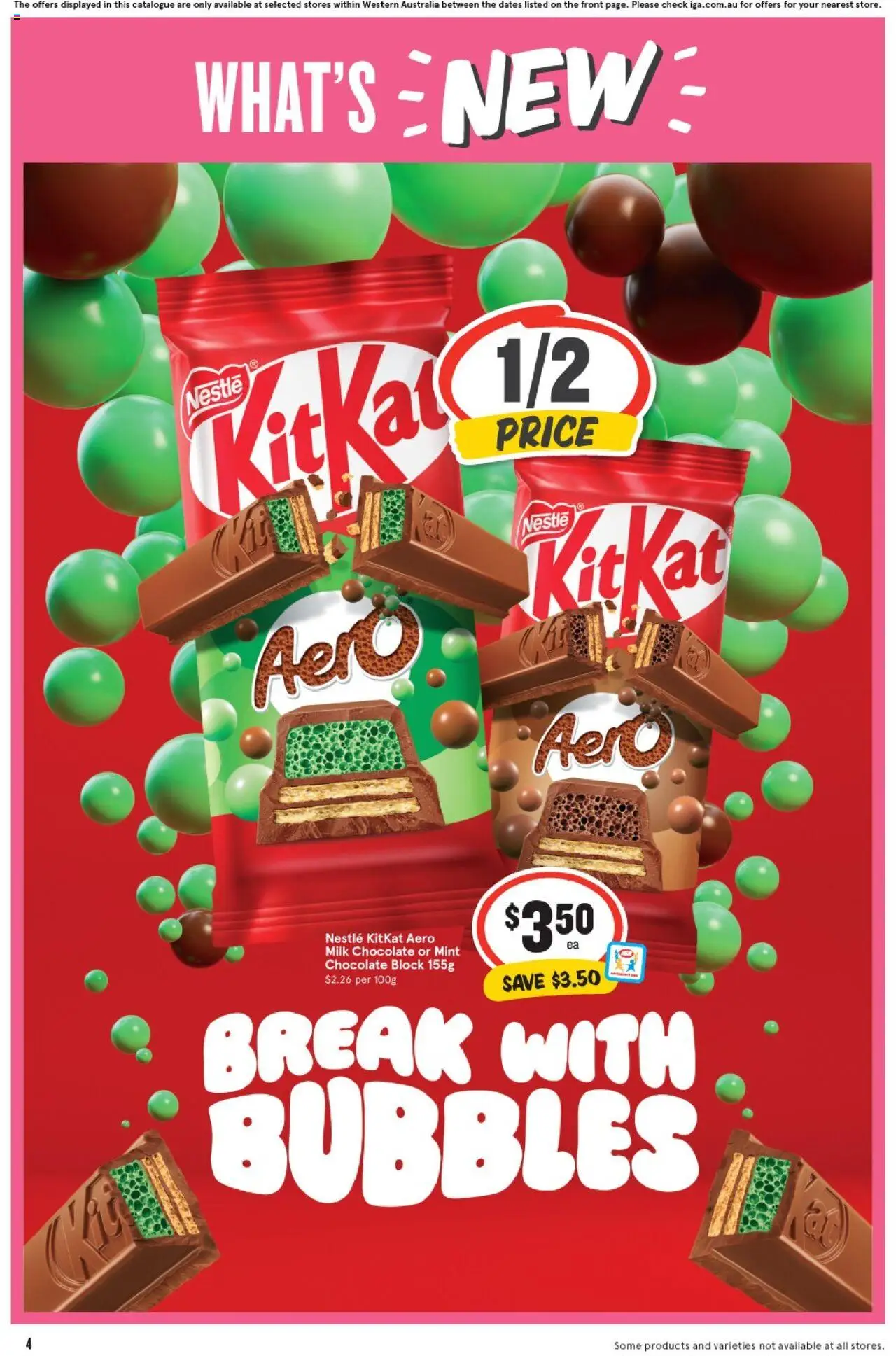 IGA catalogue - valid from 13.08.2025 | Page: 5 | Products: Milk, Chocolate