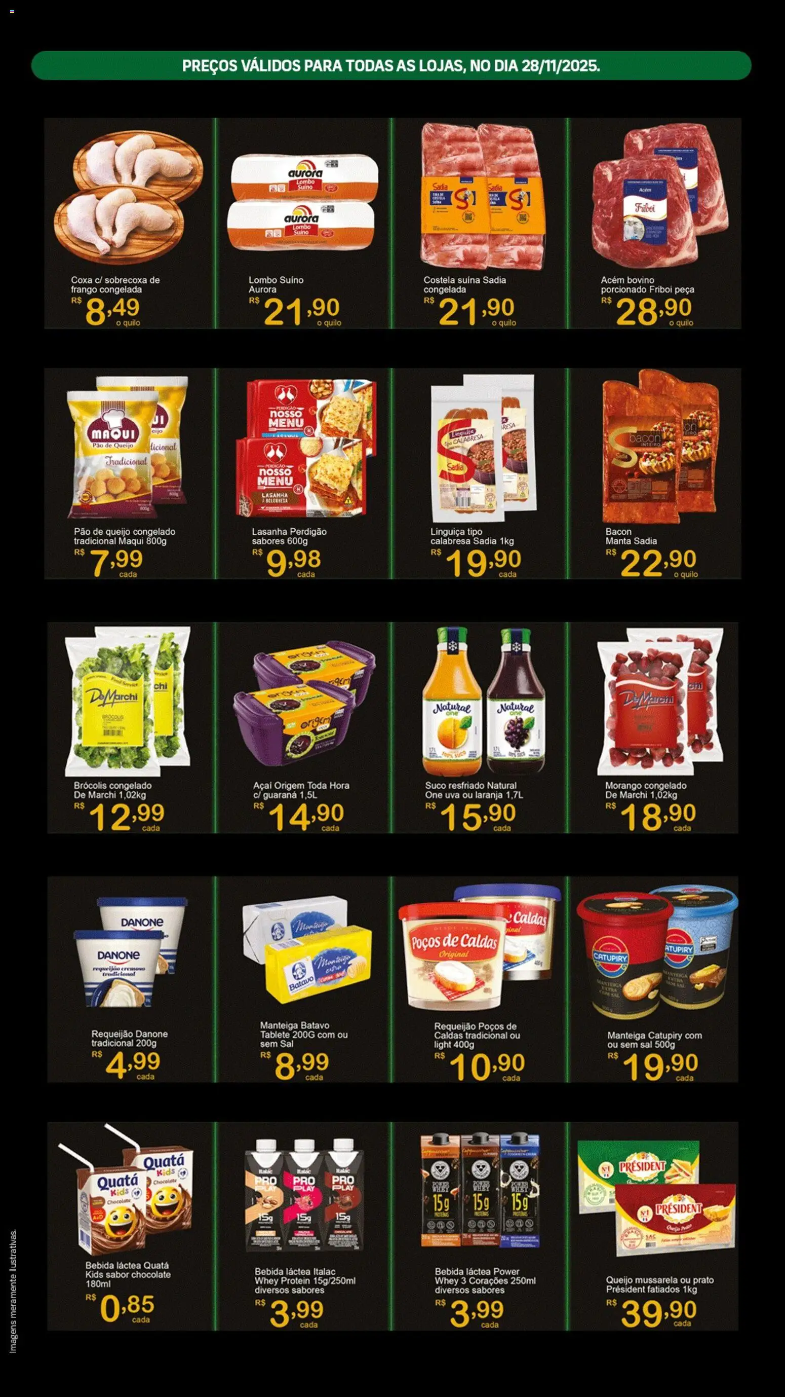 GIGA Atacado Folheto - válido de 28.11.2025 | Página: 3 | Produtos: Guaraná, Lombo, Brócolis, Pão de queijo