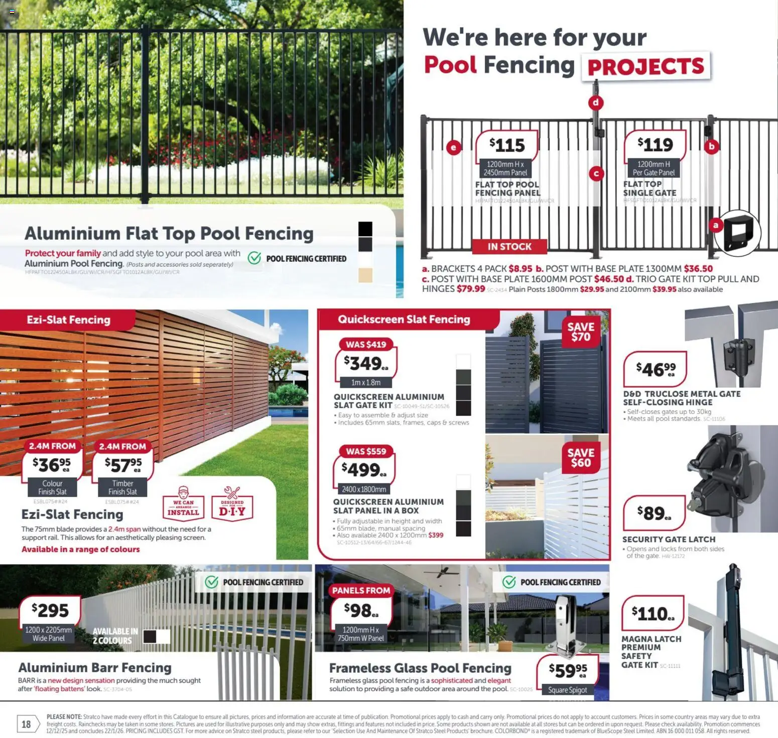 Stratco catalogue - valid from 12.12.2025 | Page: 18 | Products: Box, Gate, Accessories, Safe