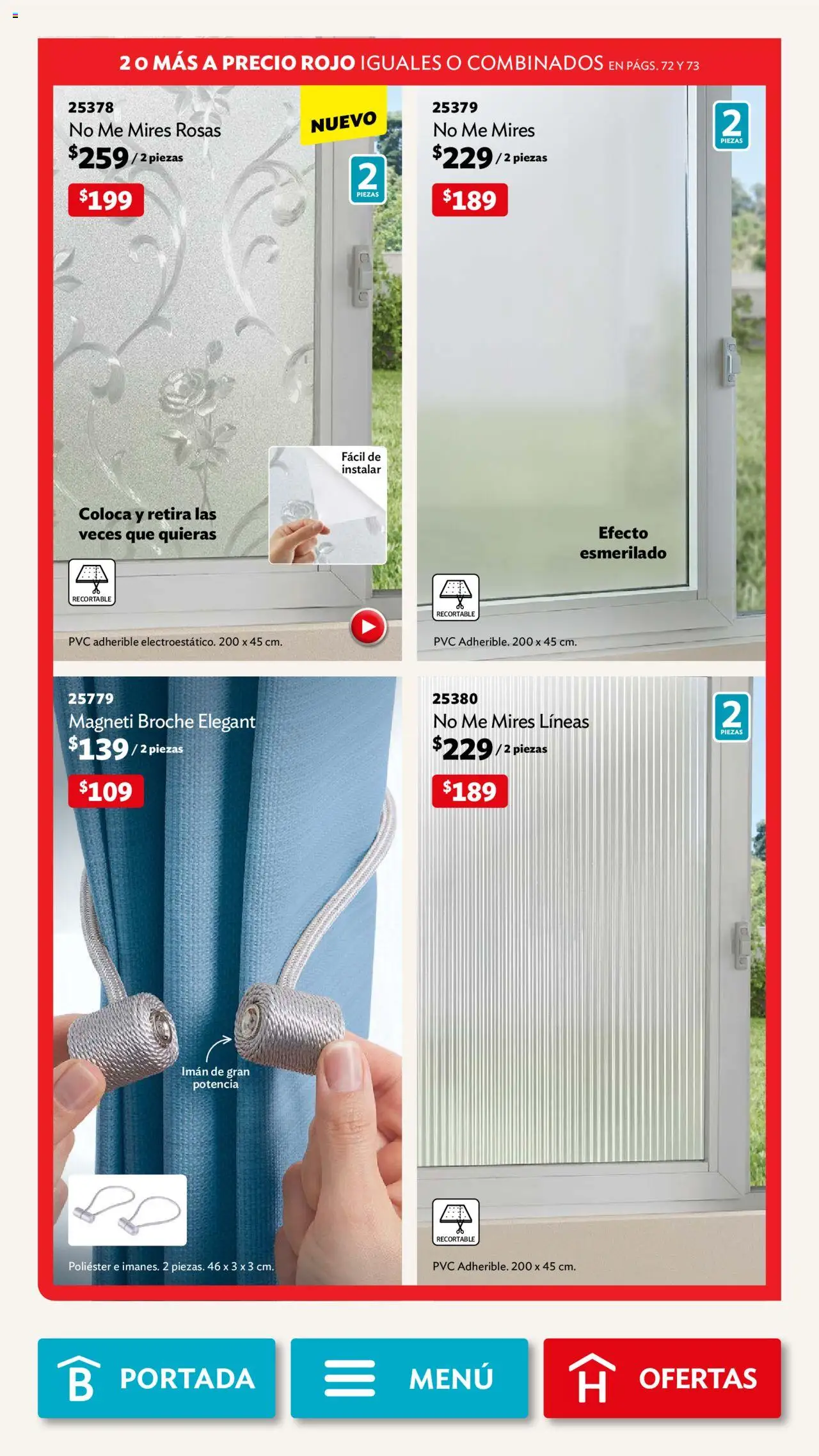 Nuevas ofertas de Betterware válidas en toda la República Mexicana desde el 01.09.2025. ¡Encuentra las mejores ofertas en Betterware - Campaña 9 2025! | Página: 72 | Productos: Imán