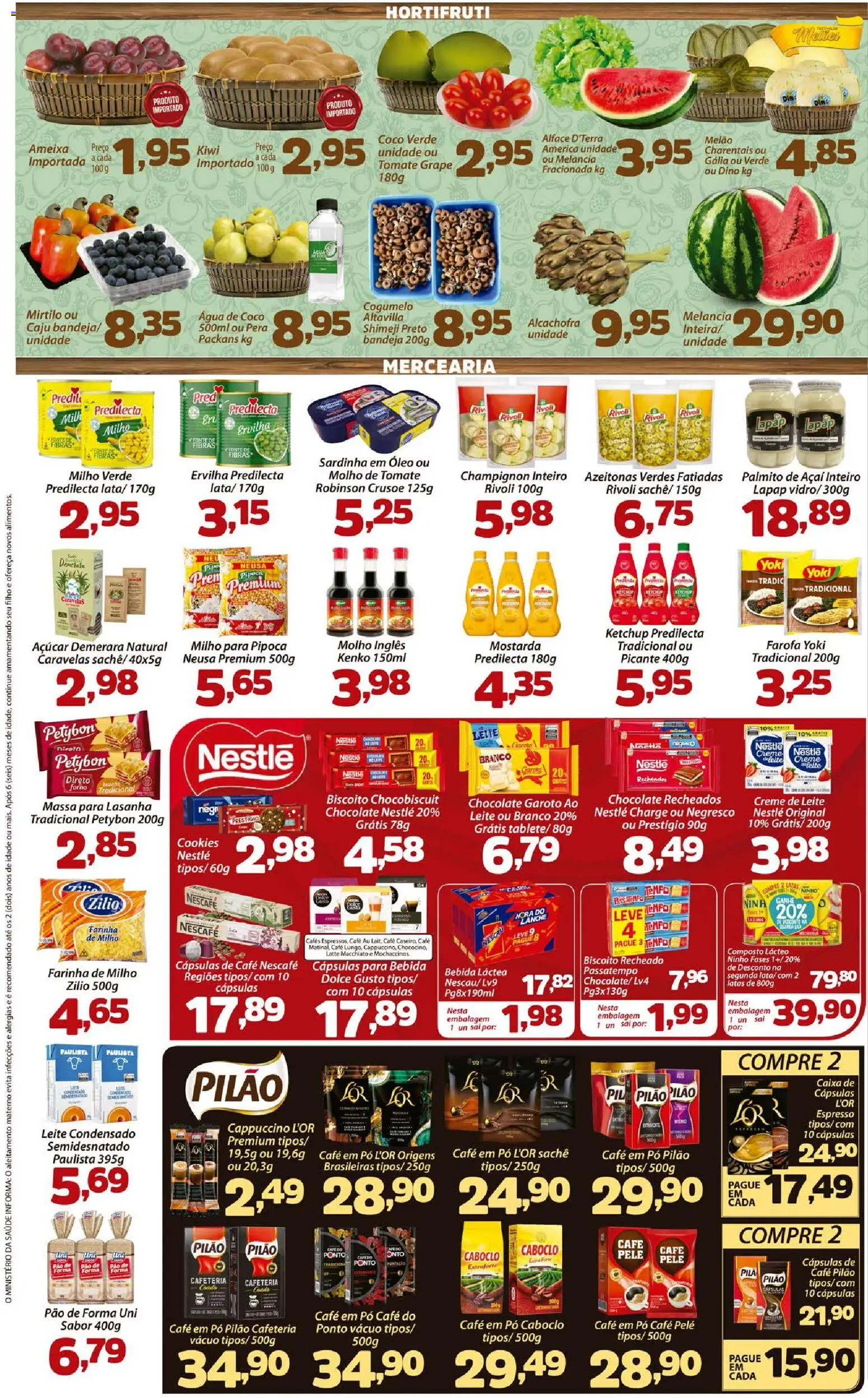 Confiança Folheto - válido de 24.10.2025 | Página: 2 | Produtos: Milho verde, Lasanha, Café pilão, Açúcar