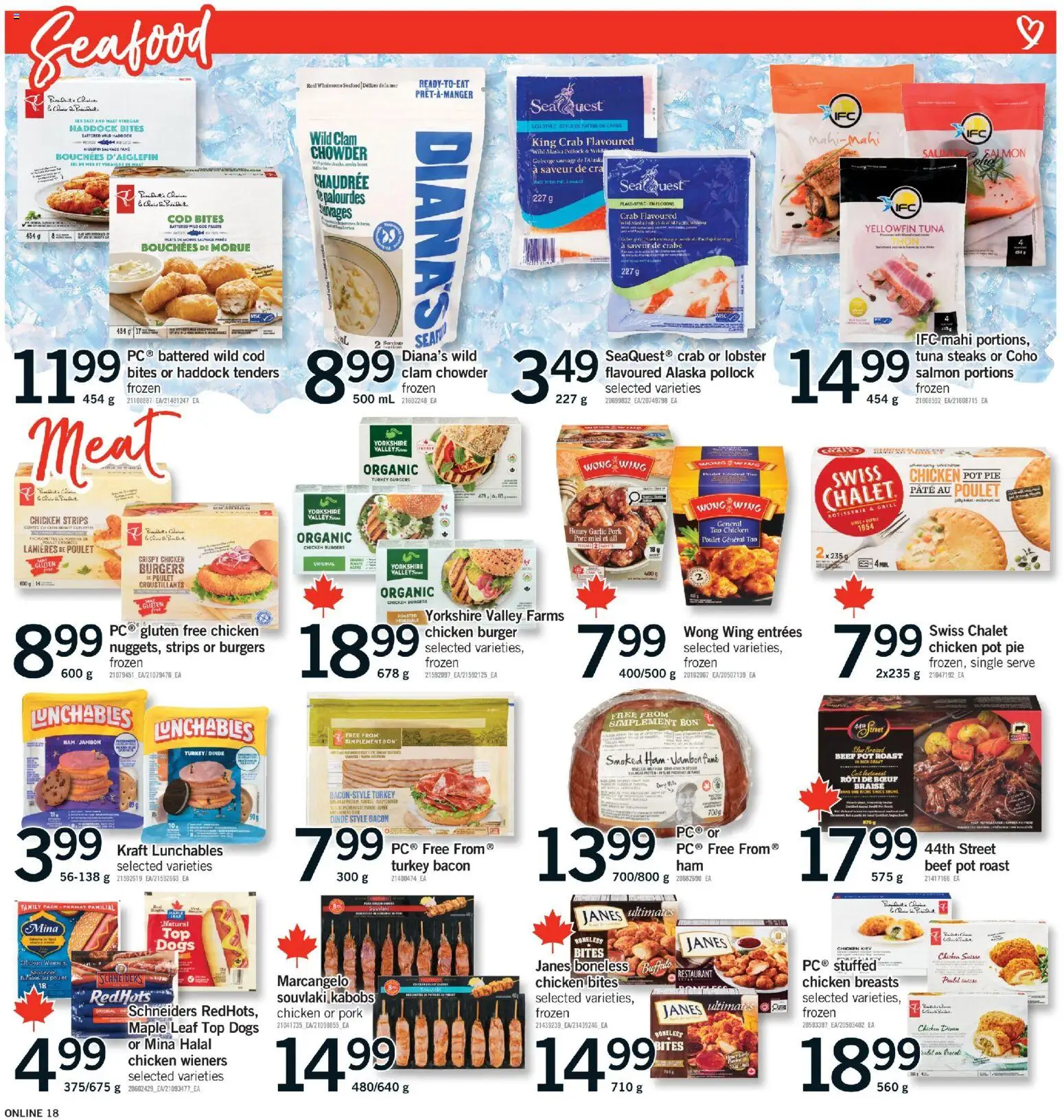Fortinos flyer valid from 29.01.2026 | Page: 17 | Products: Chicken breasts, Turkey, Grill, Pork