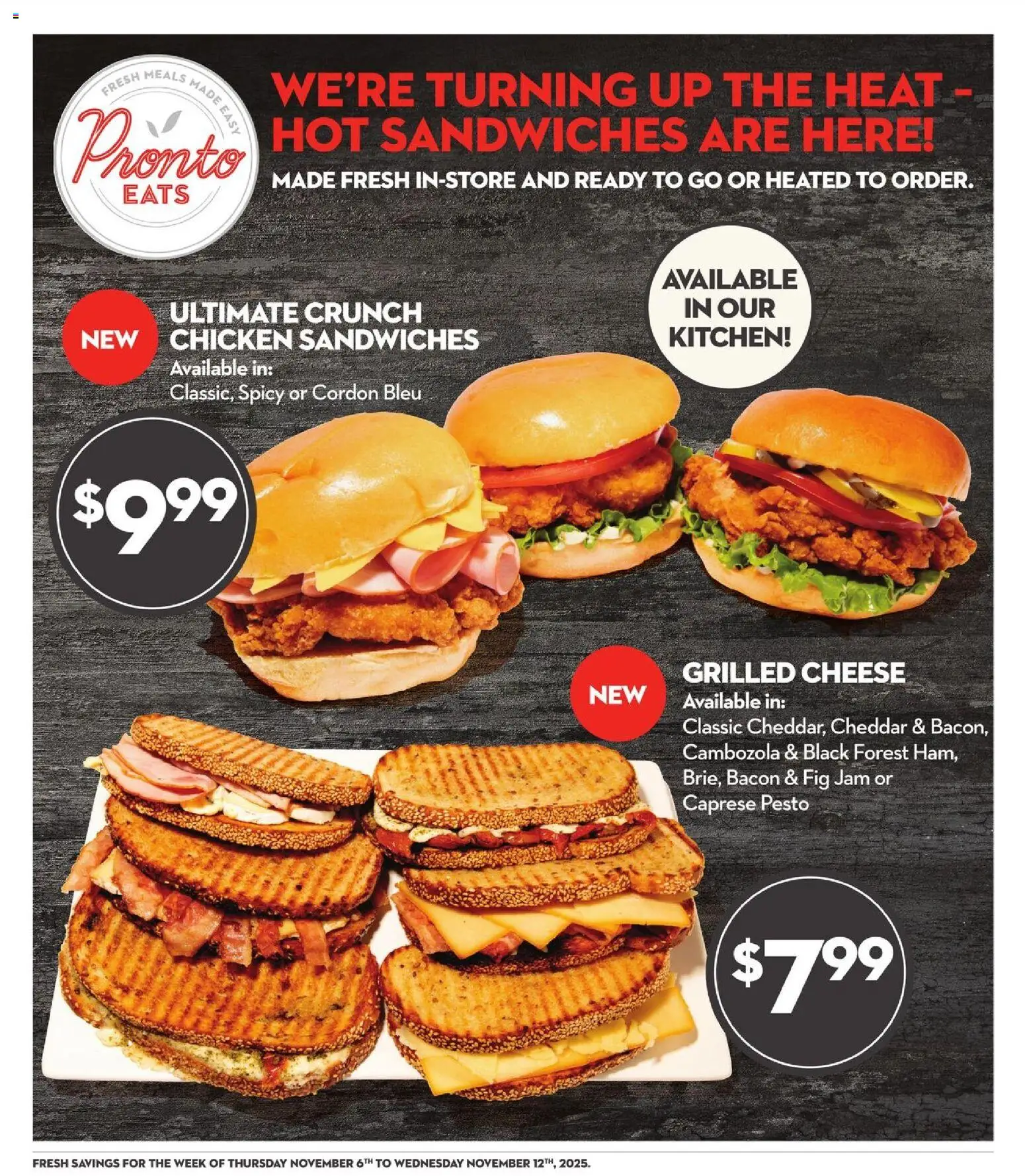 Longo's flyer valid from 06.11.2025 | Page: 12 | Products: Cheese, Chicken