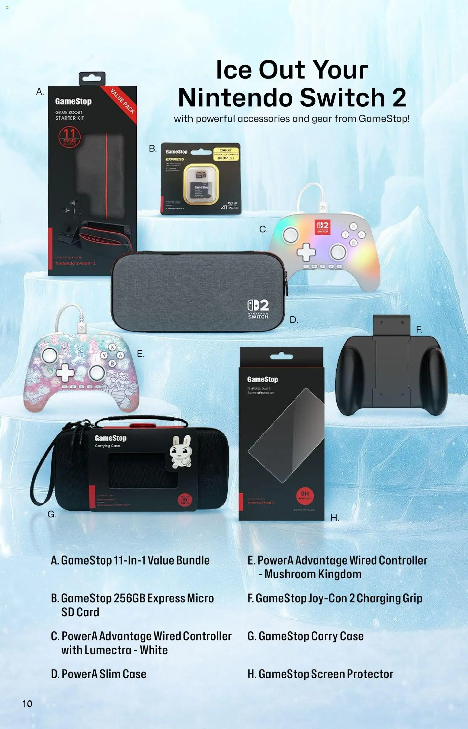 GameStop Holiday Gift Guide - valid from 01.11.2025 | Page: 10 | Products: Starter, Game, Case, Nintendo