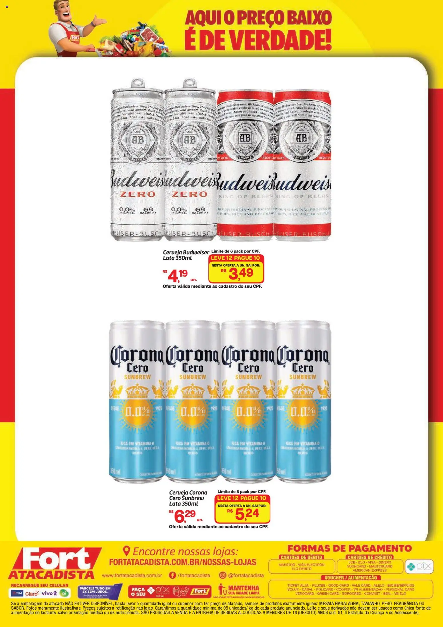 Fort Atacadista Folheto - válido de 09.04.2026 | Página: 2 | Produtos: Celular, Leite, Vitamina d, Baixo