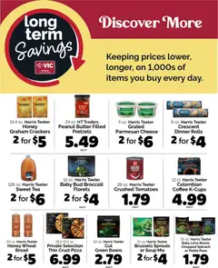Preview of Harris Teeter weekly ads valid from 03.12.2025 | Page: 6 | Products: Spinach, Cheese, Coffee, Tea