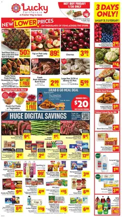 Preview of Lucky Supermarkets weekly ads valid from 28.01.2026