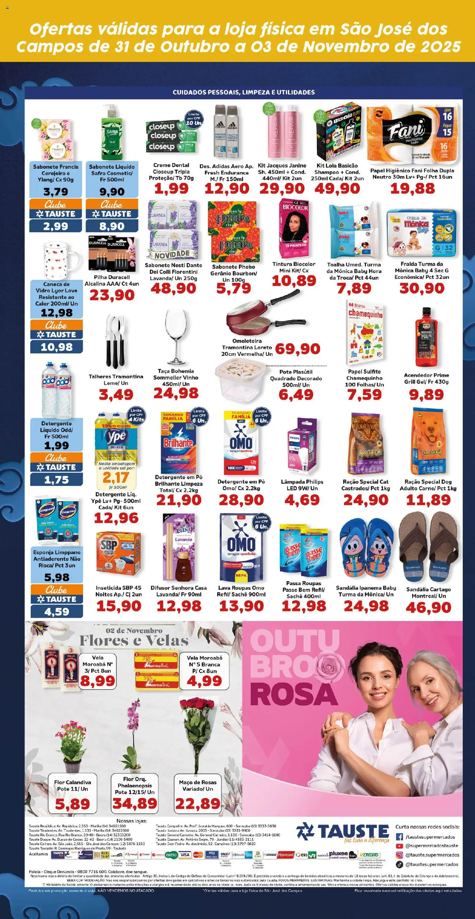 Tauste Folheto - válido de 31.10.2025 | Página: 5 | Produtos: Difusor, Velas, Bourbon, Creme