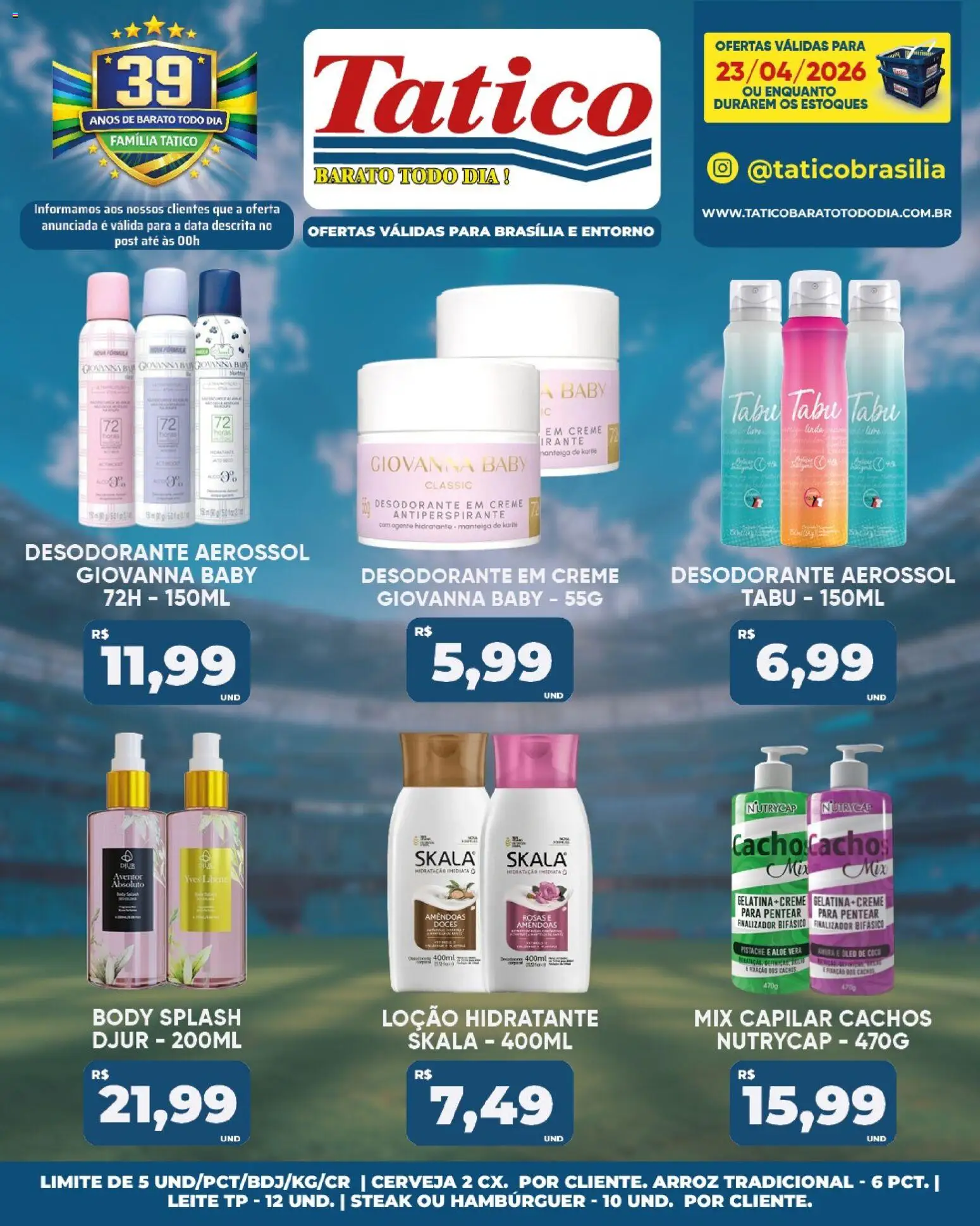 Tatico Folheto - válido de 24.04.2026 | Página: 49 | Produtos: Desodorante, Antiperspirante, Cerveja, Body