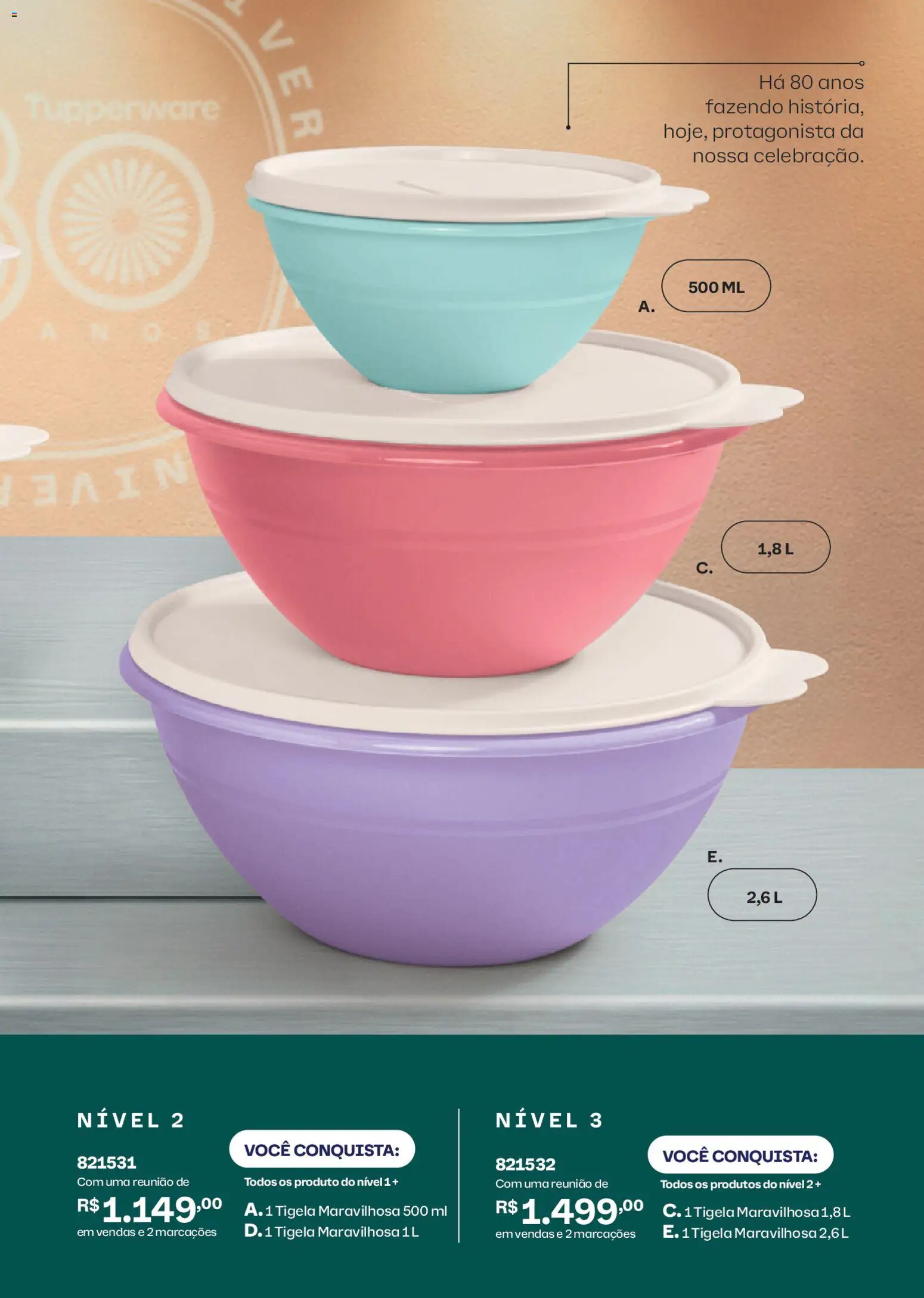 Tupperware Folheto - válido de 01.05.2026 | Página: 59 | Produtos: Tigela