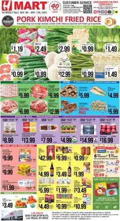 Preview of Hmart weekly ads valid from 06.11.2025