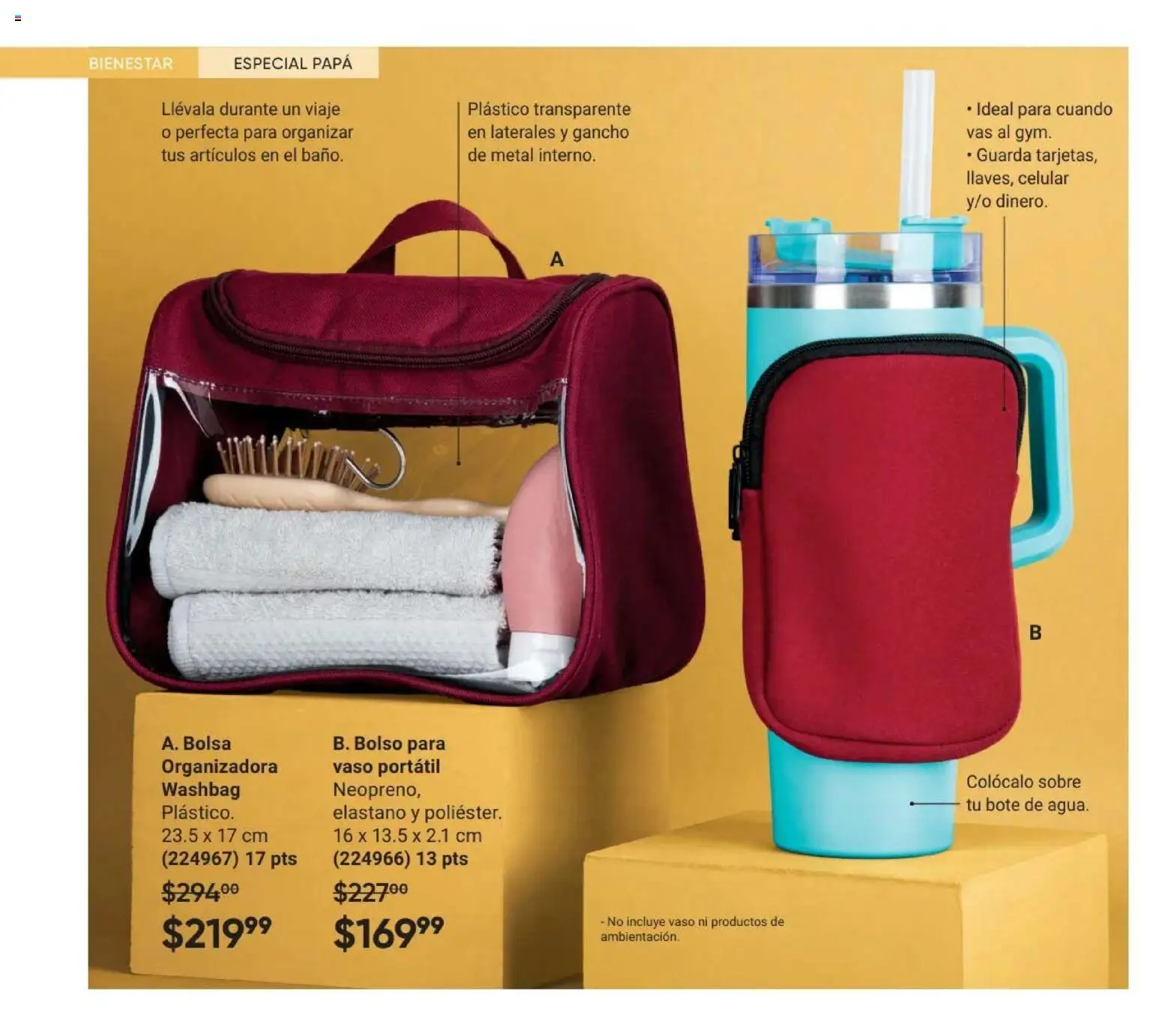 Nuevas ofertas de AVON válidas en toda la República Mexicana desde el 08.05.2026. ¡Encuentra las mejores ofertas en AVON Casa & Estilo 8 2026! | Página: 108 | Productos: Papa, Bolsa, Bolso, Sobre