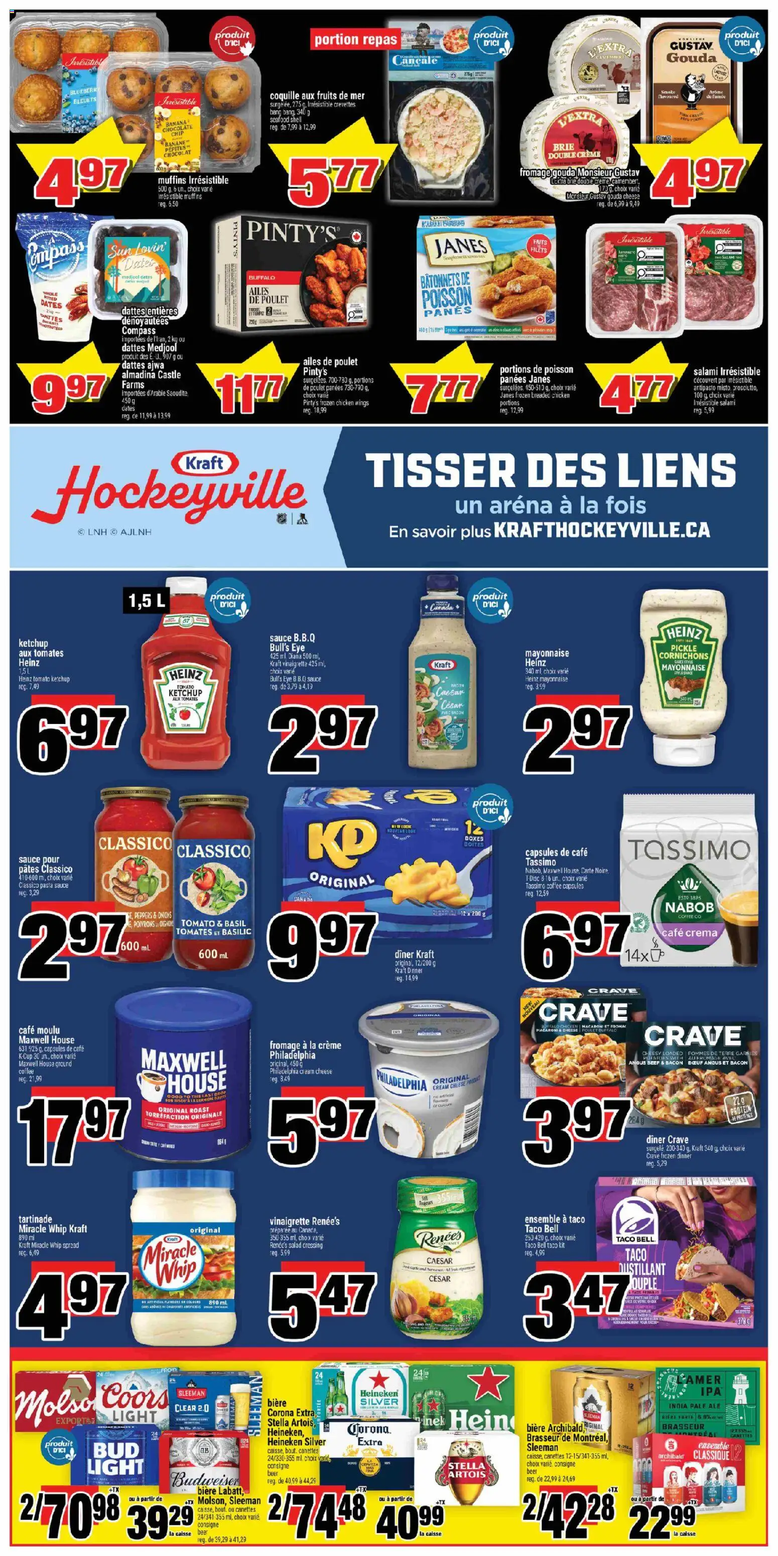 Super C flyer valid from 22.01.2026 | Page: 2 | Products: Beef, Ketchup, Cream, Bananas