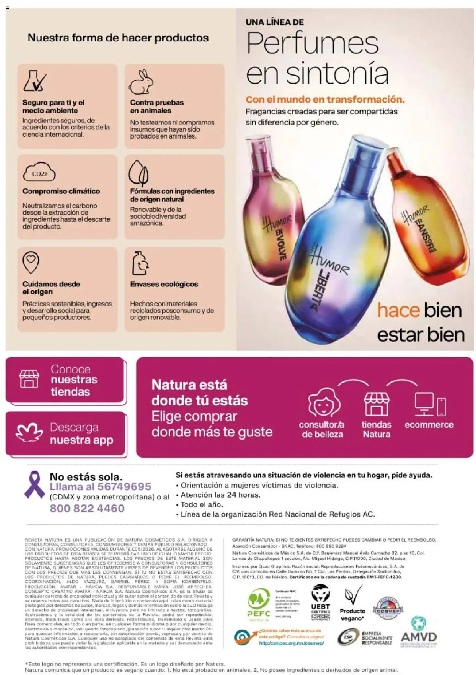 Nuevas ofertas de Natura válidas en toda la República Mexicana desde el 13.03.2026. ¡Encuentra las mejores ofertas en Natura campaña 5 2026! | Página: 160 | Productos: Té, Teléfono, Sobre, Cadena