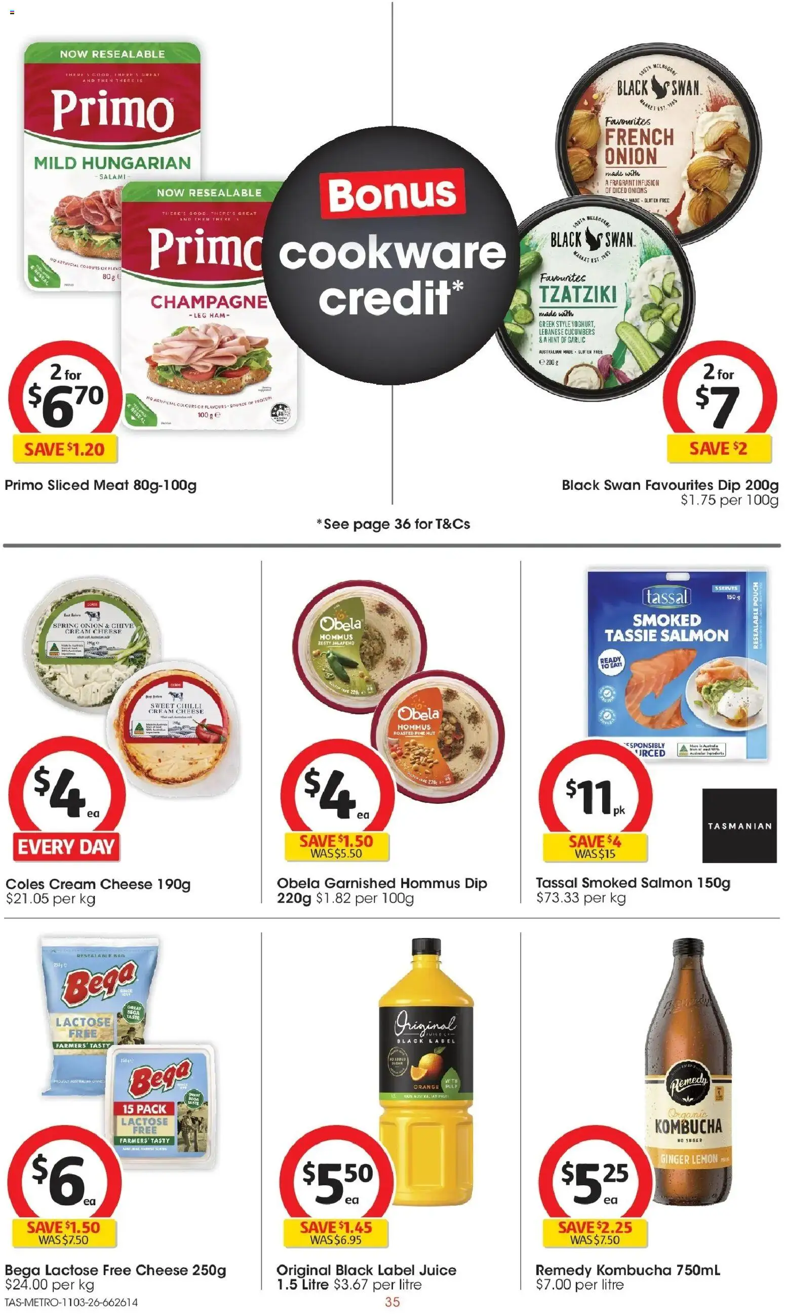 Coles catalogue - valid from 11.03.2026 | Page: 35 | Products: Cheese, Juice, Cream, Sugar