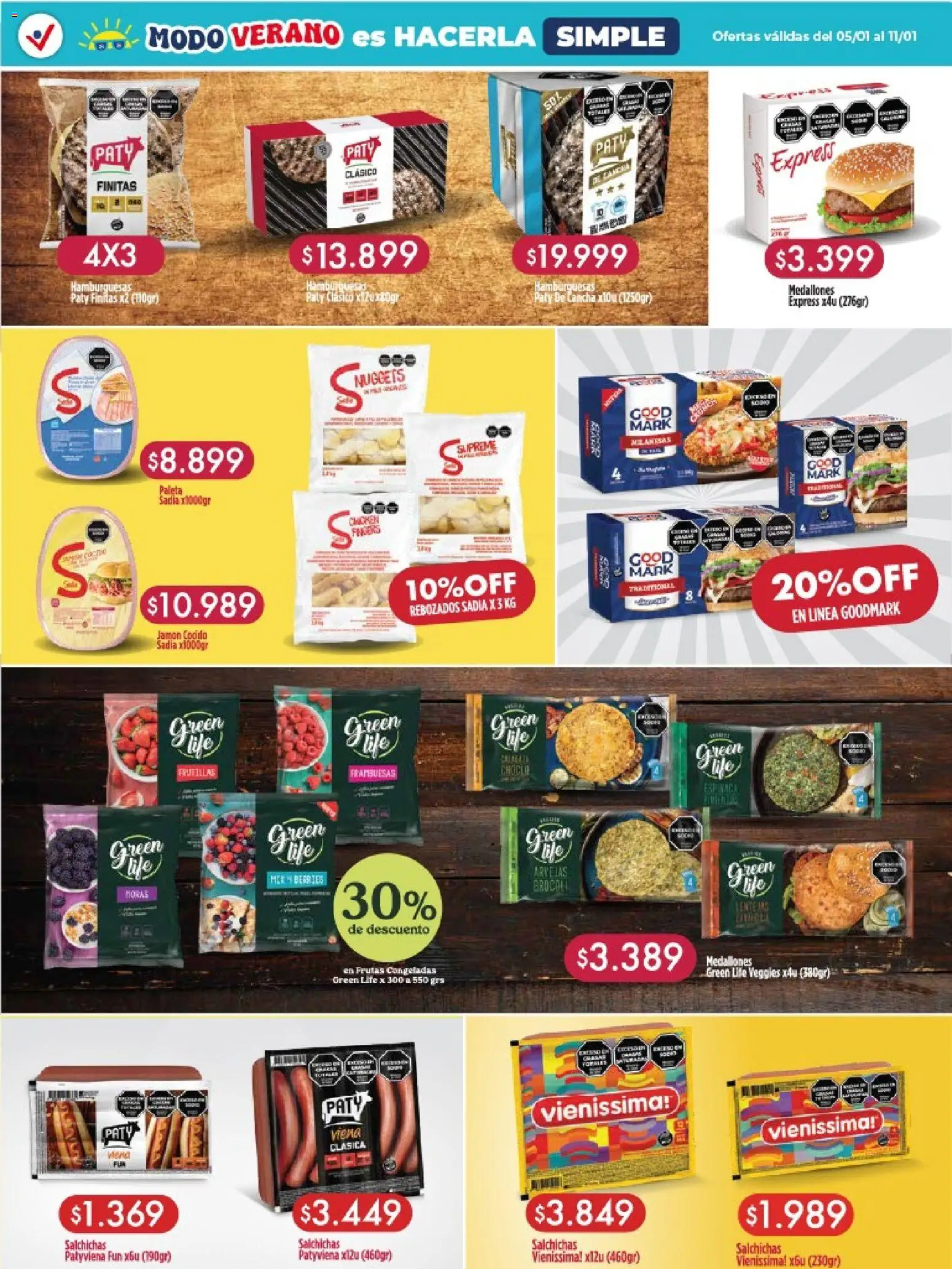 Vital - Especial de frescos │ válido desde el 05.01.2026 | Página: 7 | Productos: Jamón cocido, Arvejas, Paleta, Jamón