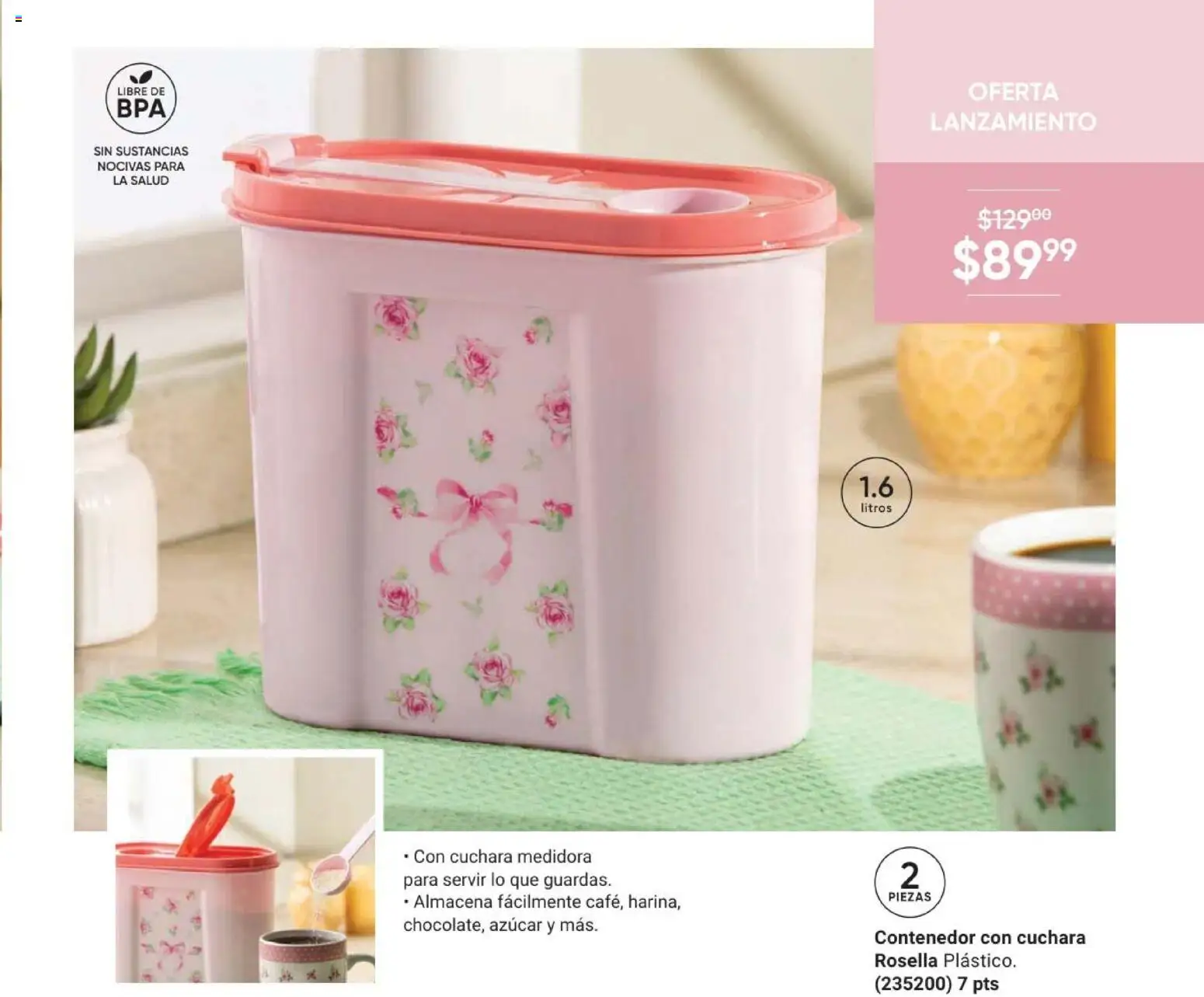 Nuevas ofertas de AVON válidas en toda la República Mexicana desde el 02.04.2026. ¡Encuentra las mejores ofertas en AVON Casa & Estilo 6 2026! | Página: 19 | Productos: Azúcar, Contenedor, Cuchara