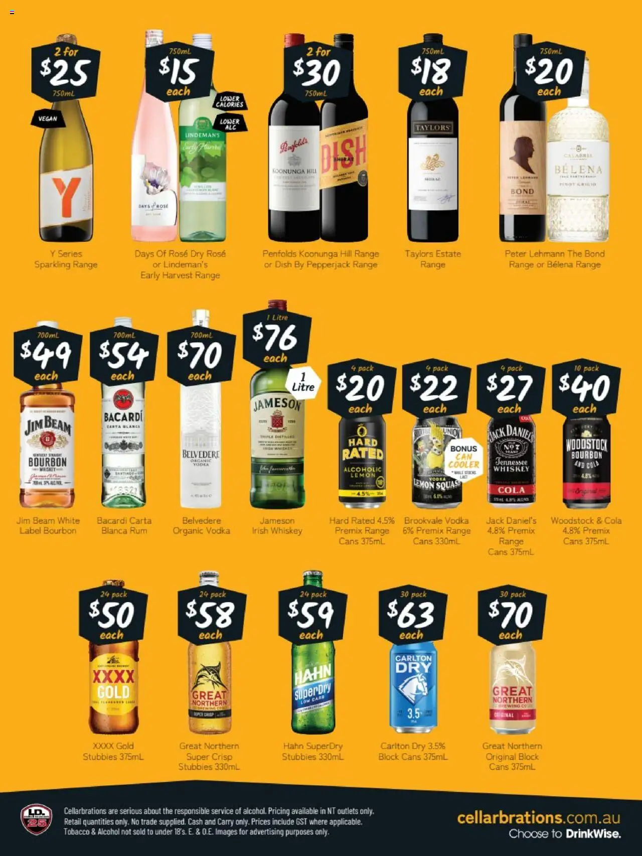 Cellarbrations catalogue - valid from 08.09.2025 | Page: 2 | Products: Bourbon, Vodka, Lemon, Squash