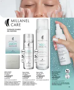 Vista previa Millanel - Catálogo válido desde el 08.12.2025 | Página: 143 | Productos: Desmaquillante, Jabón, Bruma, Agua