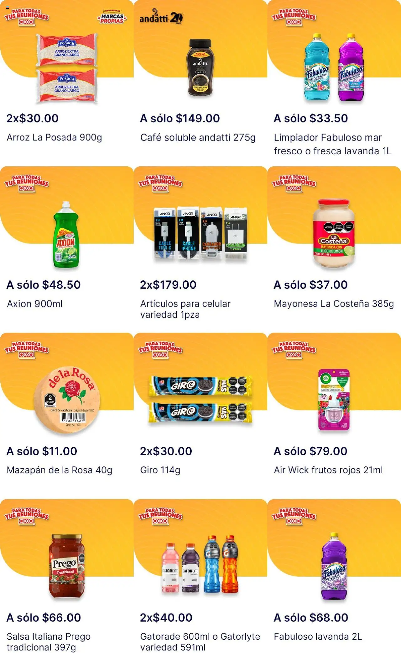 Nuevas ofertas de OXXO válidas en toda la República Mexicana desde el 26.09.2025. ¡Encuentra las mejores ofertas en OXXO - Folleto! | Página: 9 | Productos: Café, Limpiador, Cargador, Cable
