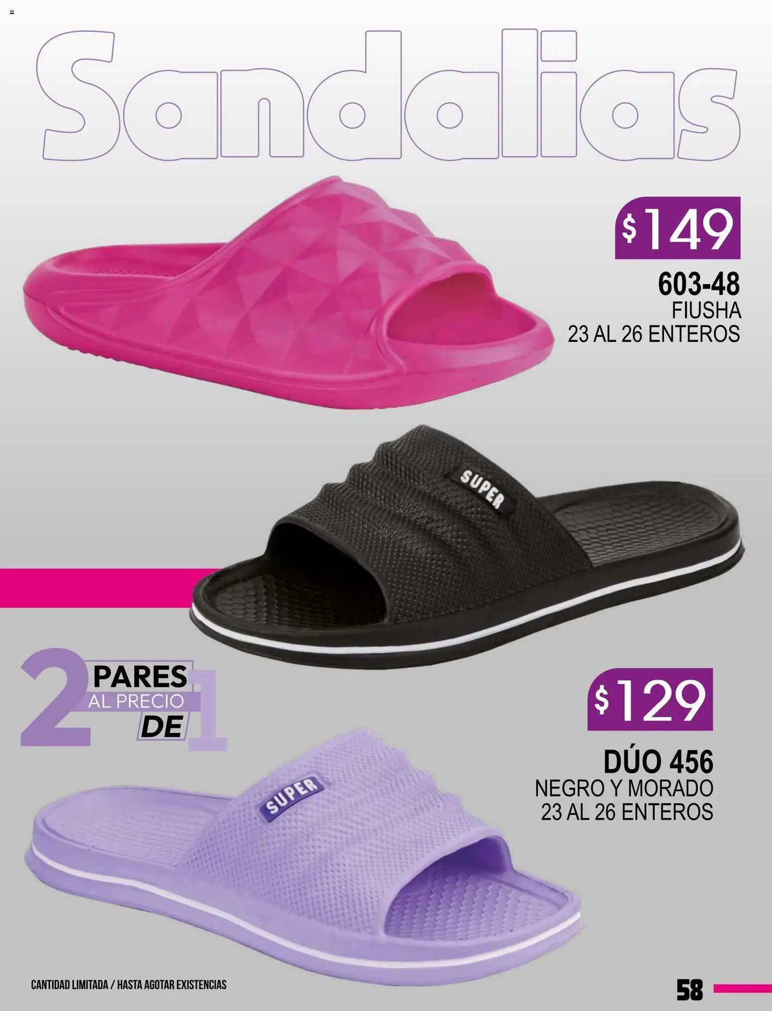 Nuevas ofertas de Cklass válidas en toda la República Mexicana desde el 08.01.2026. ¡Encuentra las mejores ofertas en Cklass catálogo Especial Supersport Dama! | Página: 59