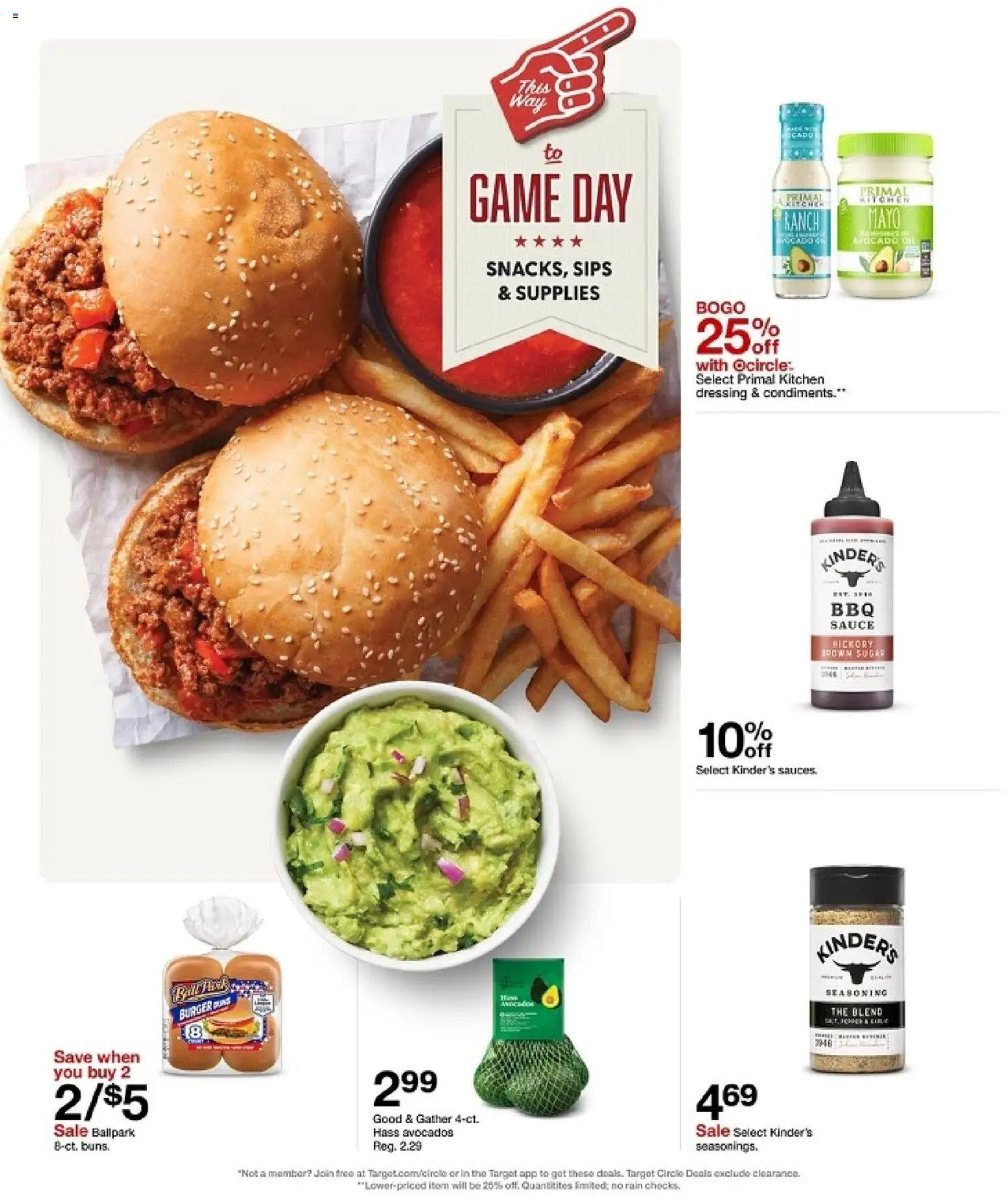 Target Weekly Ad - valid from 18.01.2026 | Page: 20 | Products: Avocado, Sauce, Sugar, Game