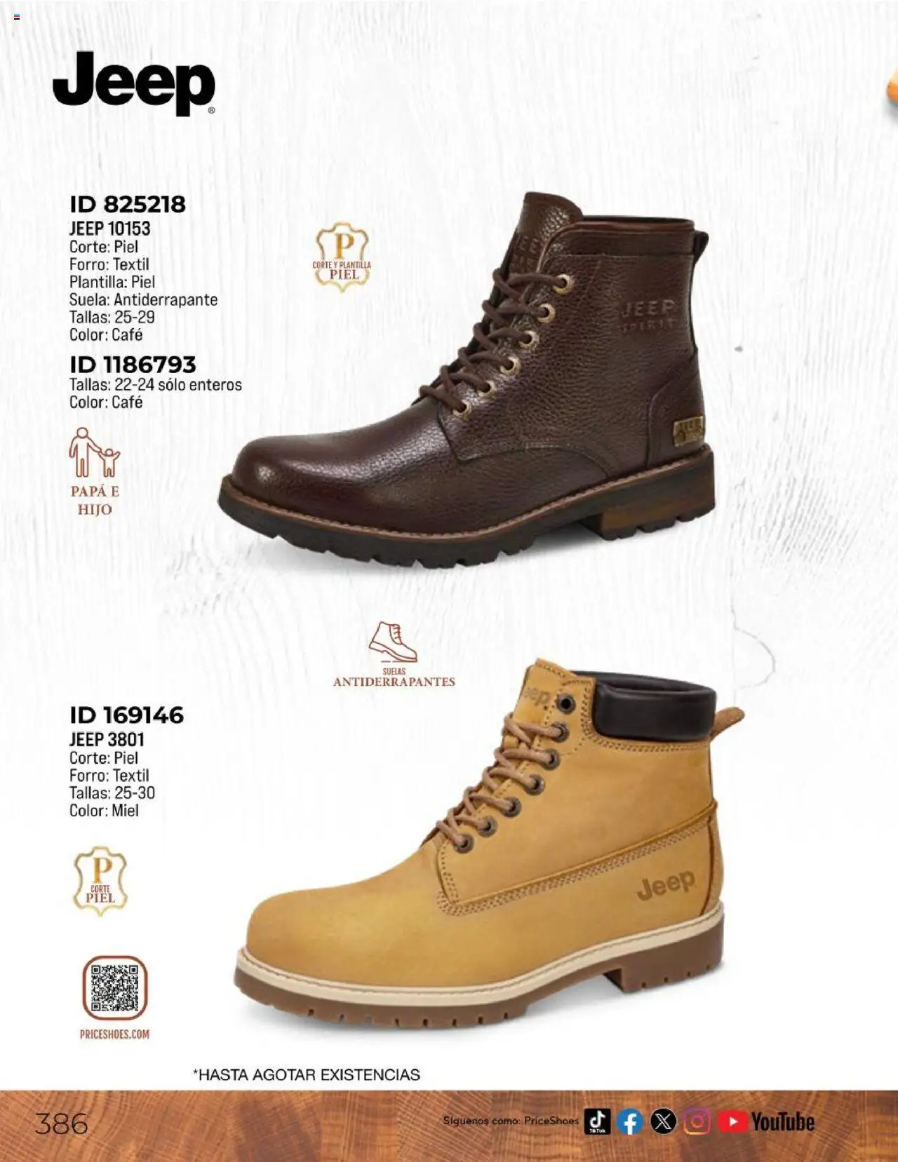 Nuevas ofertas de Price Shoes válidas en toda la República Mexicana desde el 05.05.2025. ¡Encuentra las mejores ofertas en Price Shoes catálogo Todo En 1 2025! | Página: 384 | Productos: Papa, Café