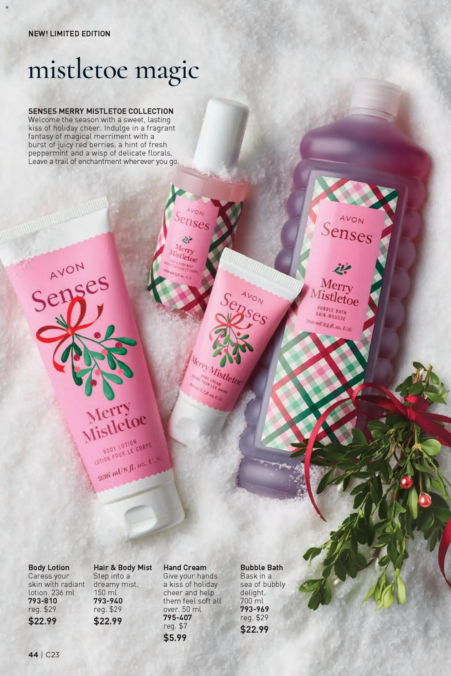 Avon flyer valid from 06.11.2025 | Page: 44 | Products: Cream, Hand cream, Bubble bath, Bath