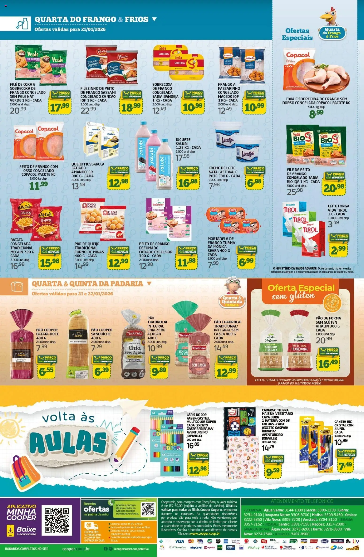 Cooper Folheto - válido de 19.01.2026 | Página: 2 | Produtos: Forno, Lápis de cor, Iogurte, Creme