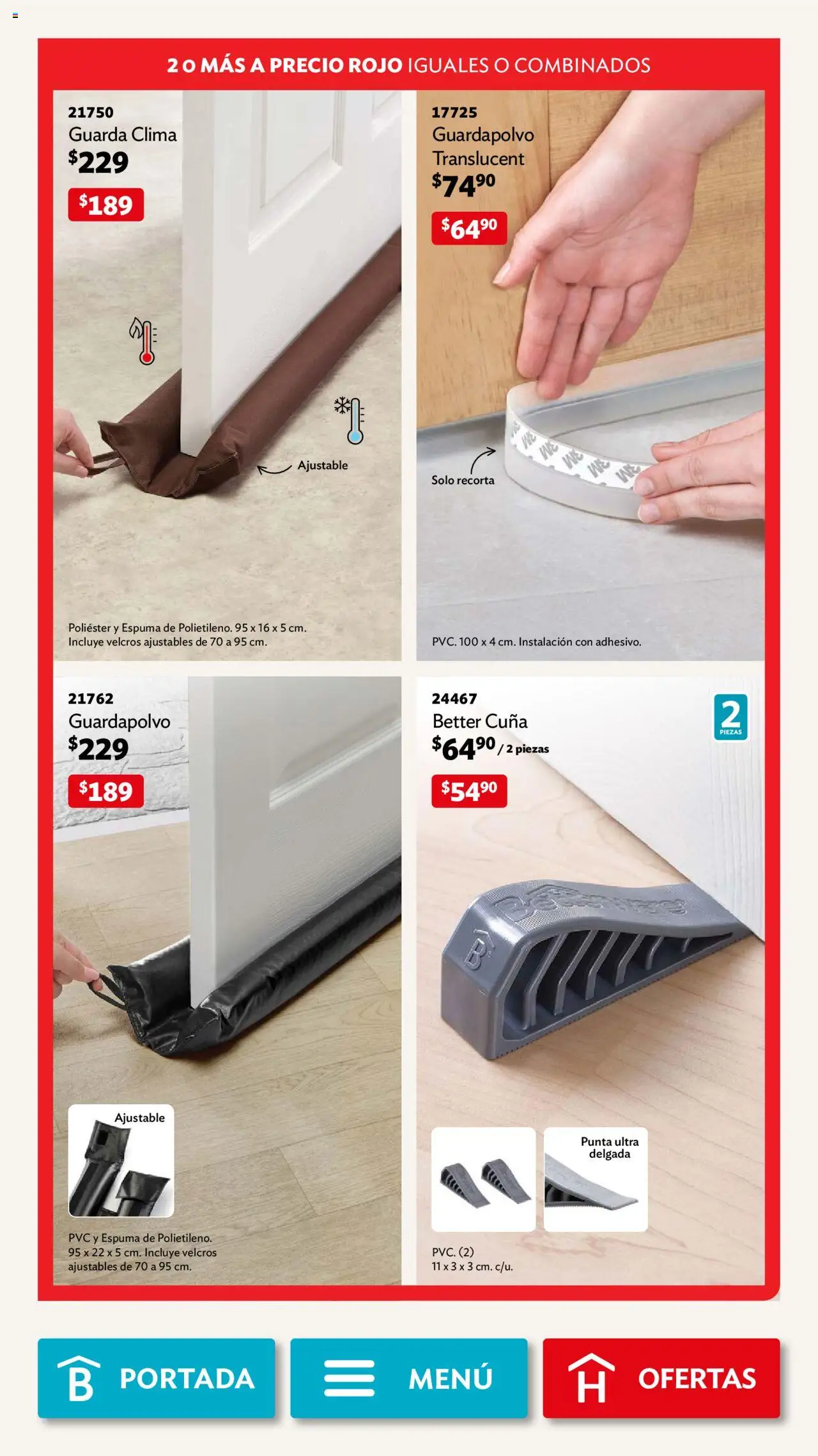 Nuevas ofertas de Betterware válidas en toda la República Mexicana desde el 01.09.2025. ¡Encuentra las mejores ofertas en Betterware - Campaña 9 2025! | Página: 70 | Productos: Espuma, Cuna