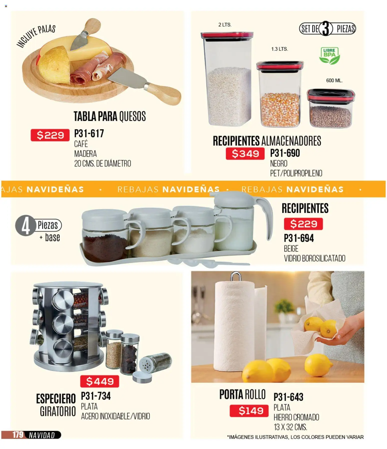 Nuevas ofertas de Cklass válidas en toda la República Mexicana desde el 30.11.2025. ¡Encuentra las mejores ofertas en Cklass catálogo Rebajas Navideñas Ropa! | Página: 180 | Productos: Café, Porta rollo